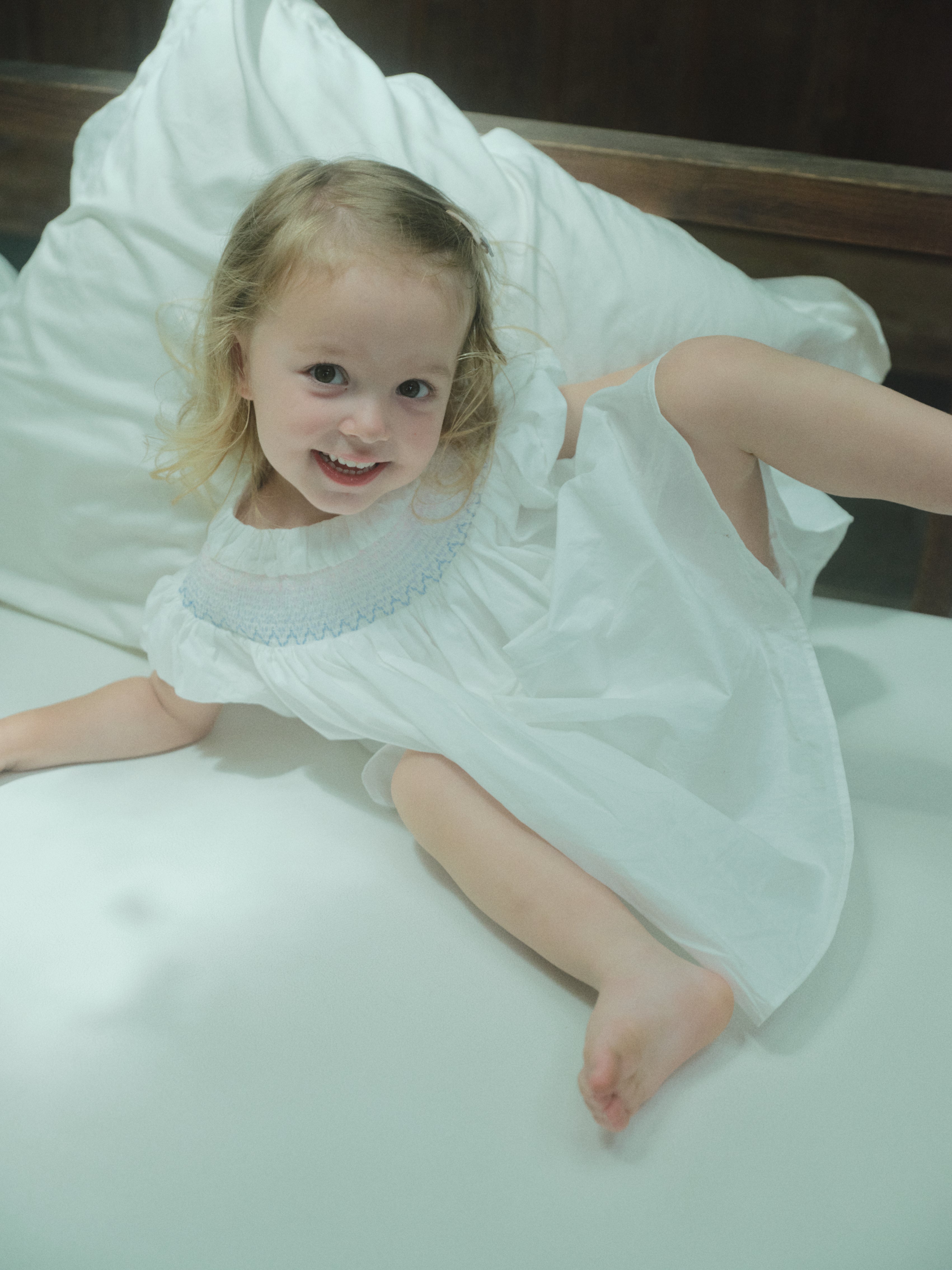 Rainbow Smocking Dress
