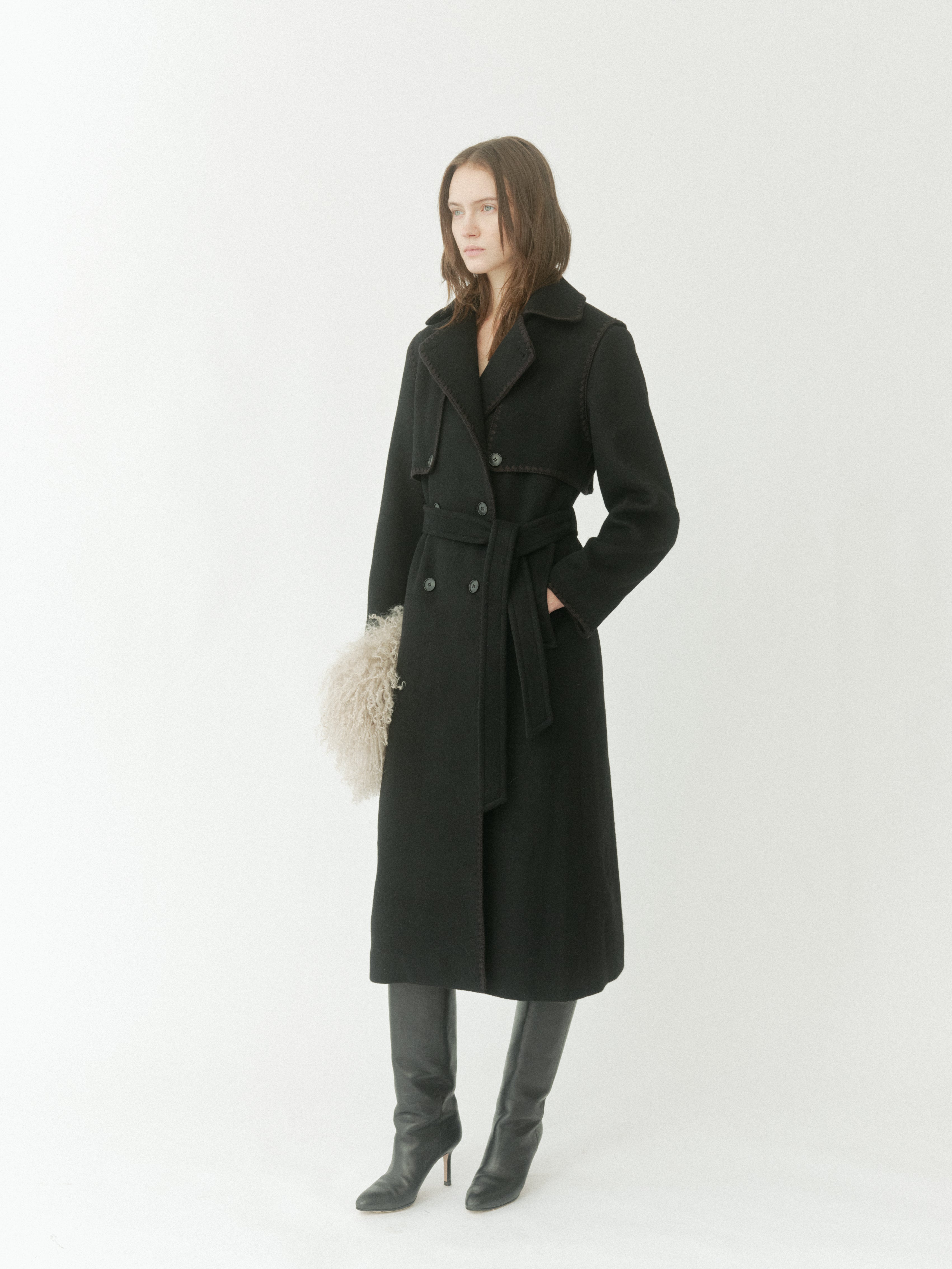 Royal Geelong Wool Trench Coat