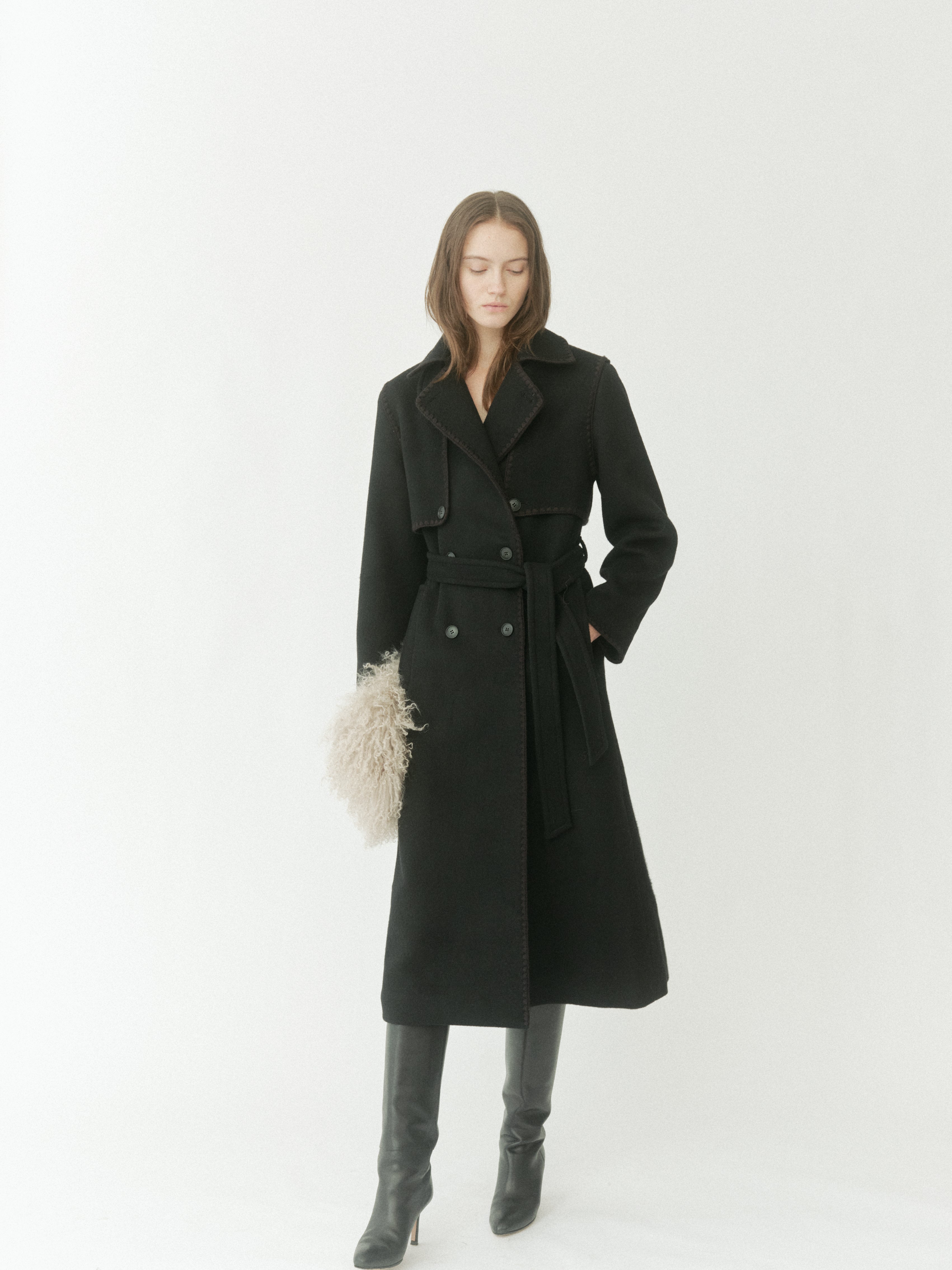 Royal Geelong Wool Trench Coat