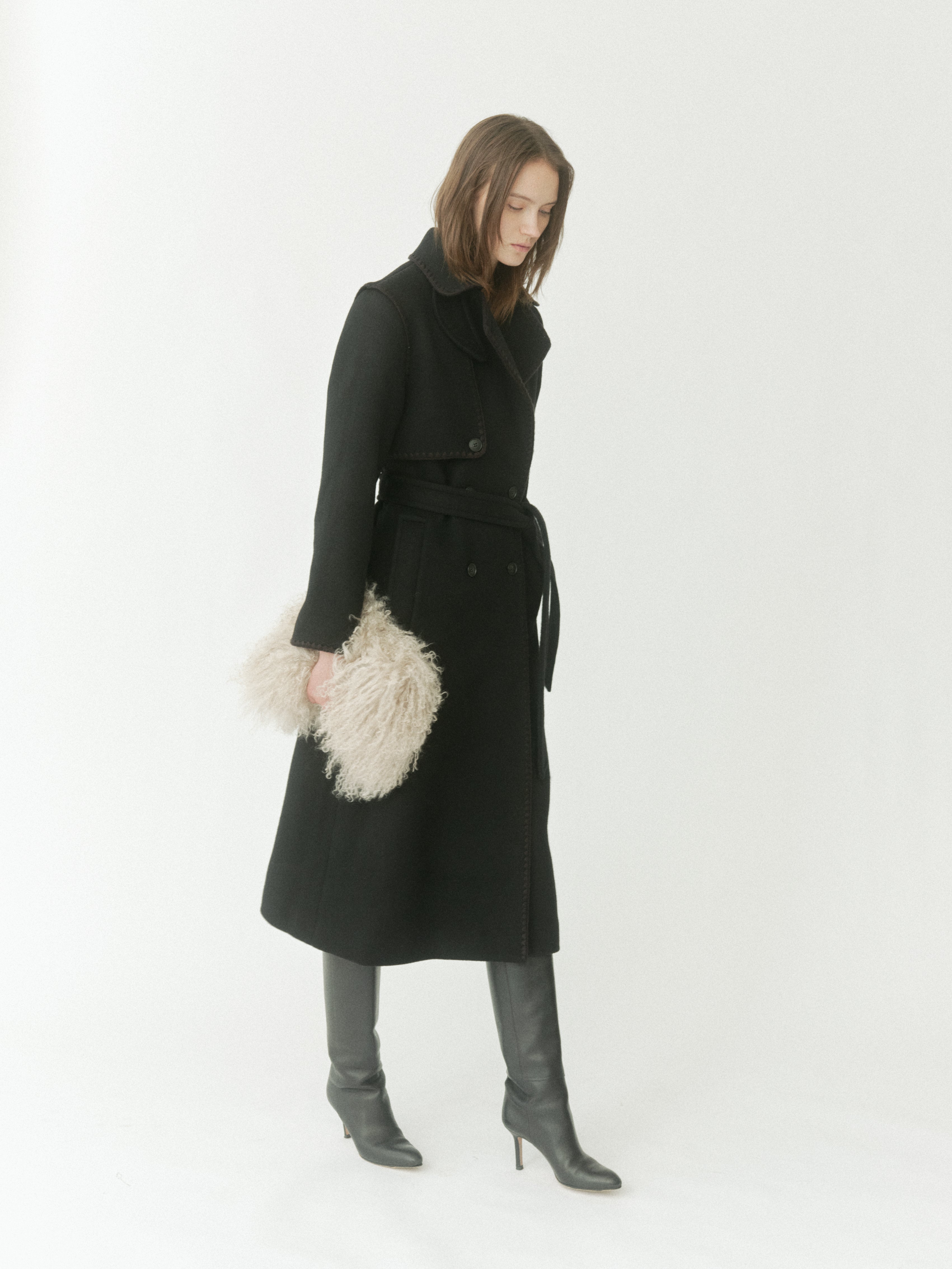 Royal Geelong Wool Trench Coat