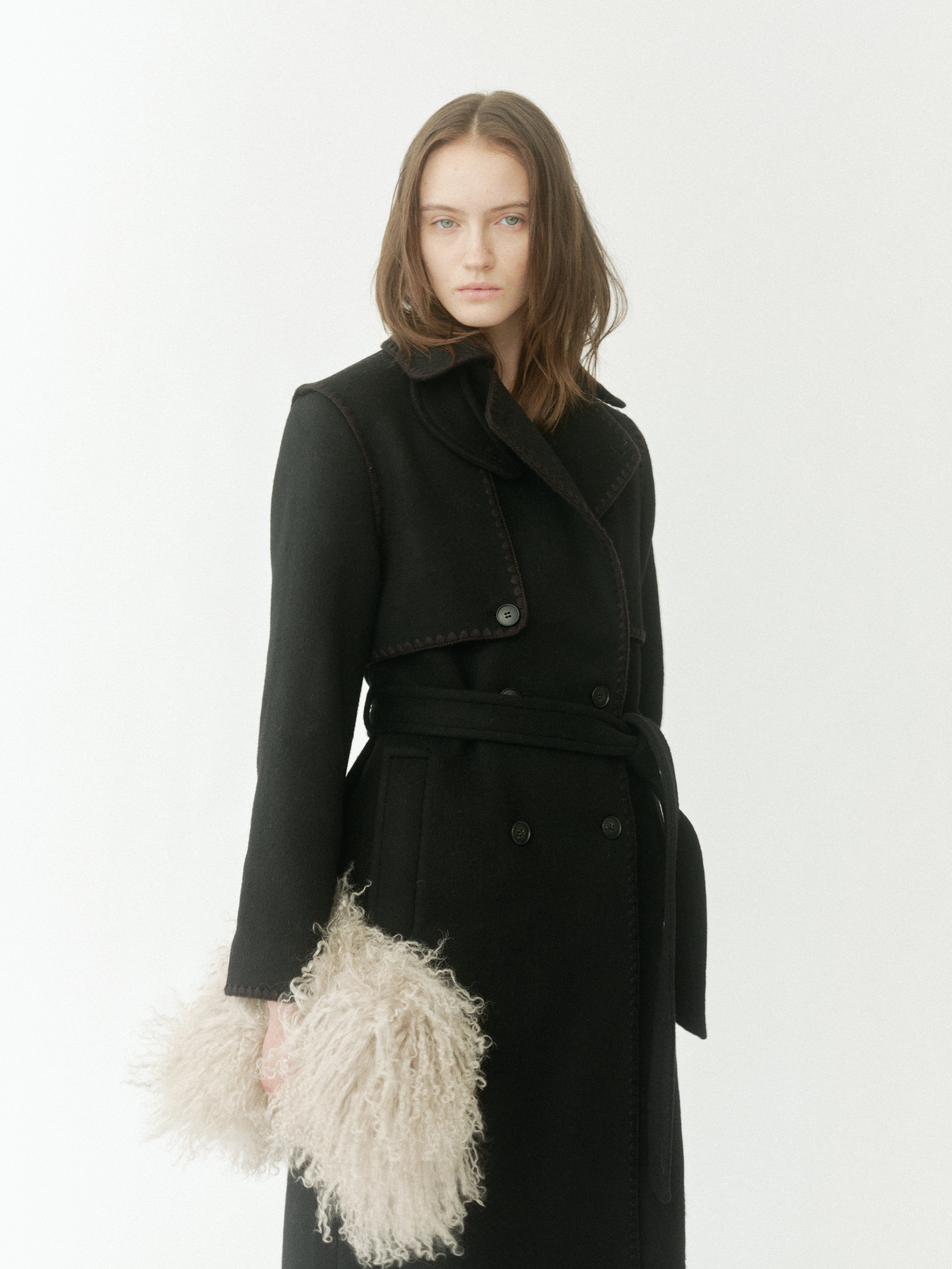 Royal Geelong Wool Trench Coat
