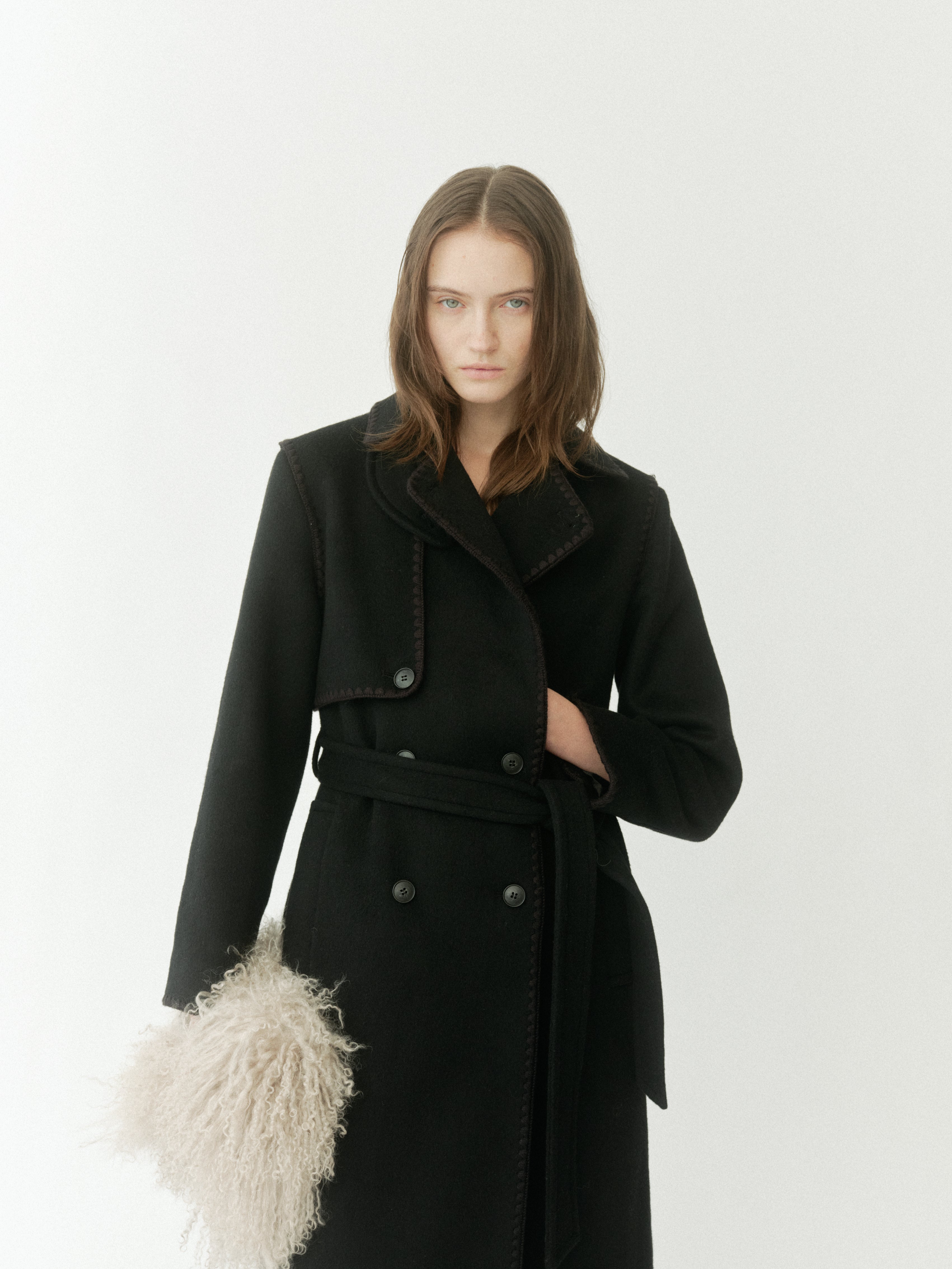 Royal Geelong Wool Trench Coat