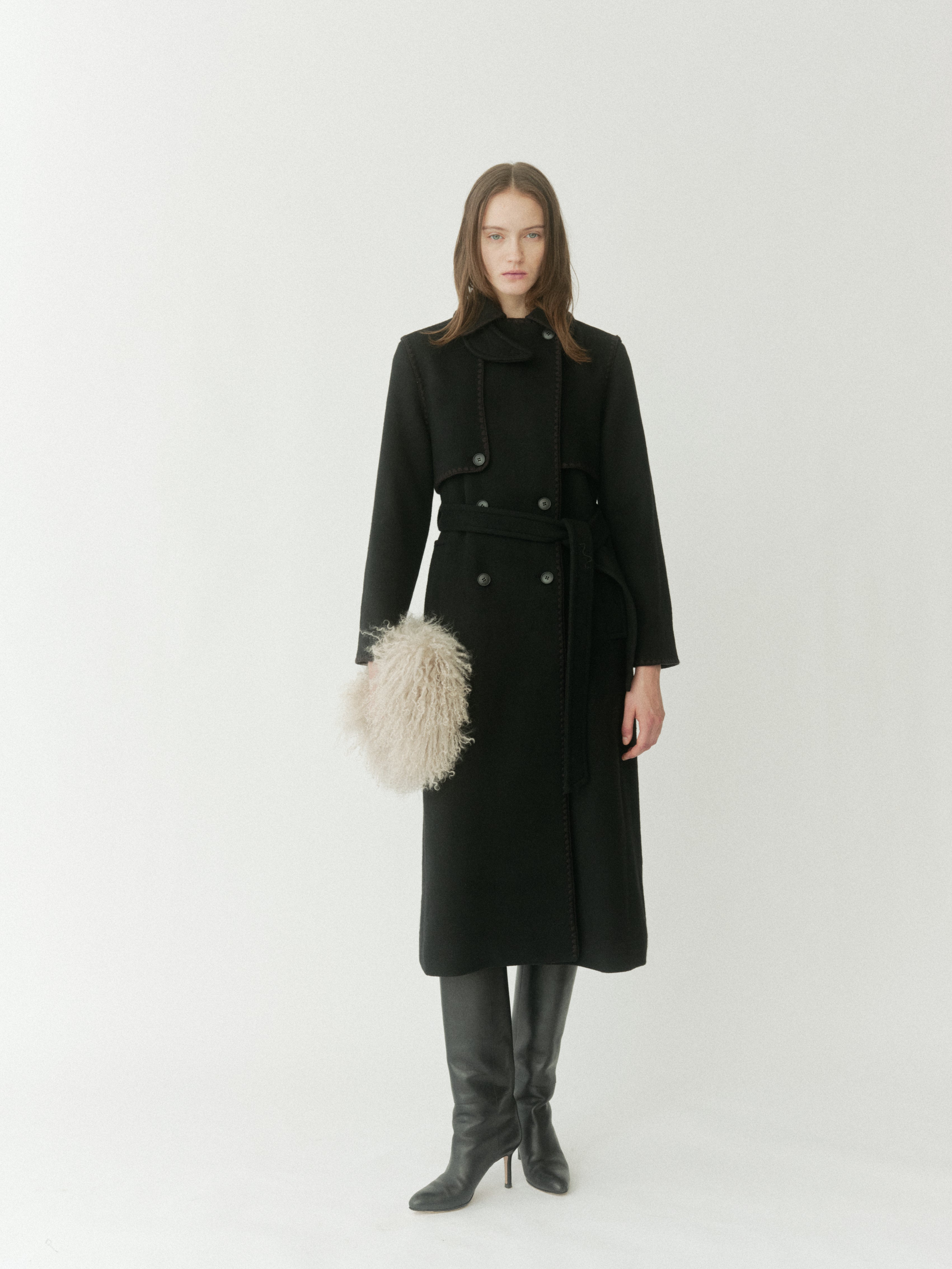 Royal Geelong Wool Trench Coat