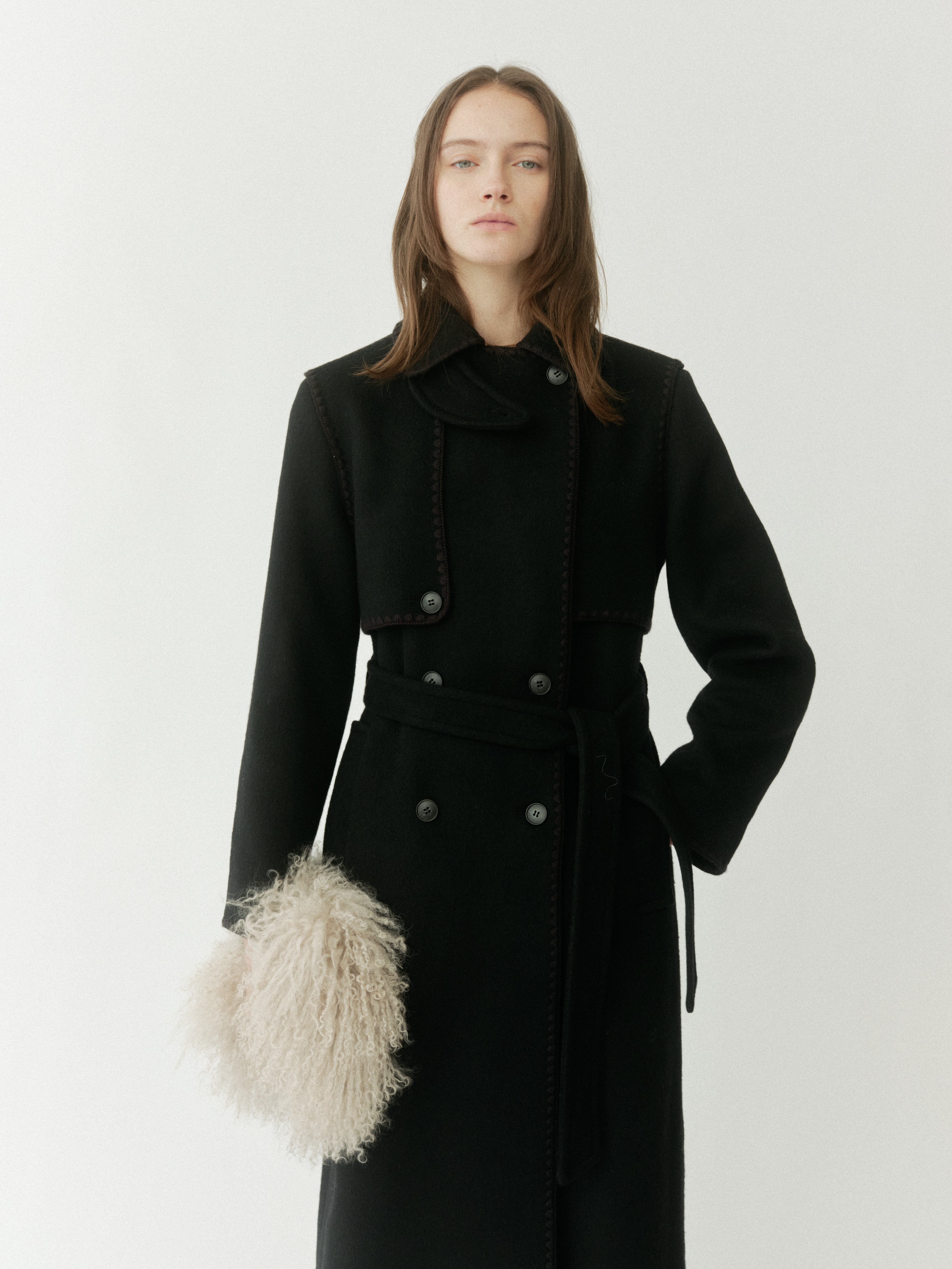 Royal Geelong Wool Trench Coat