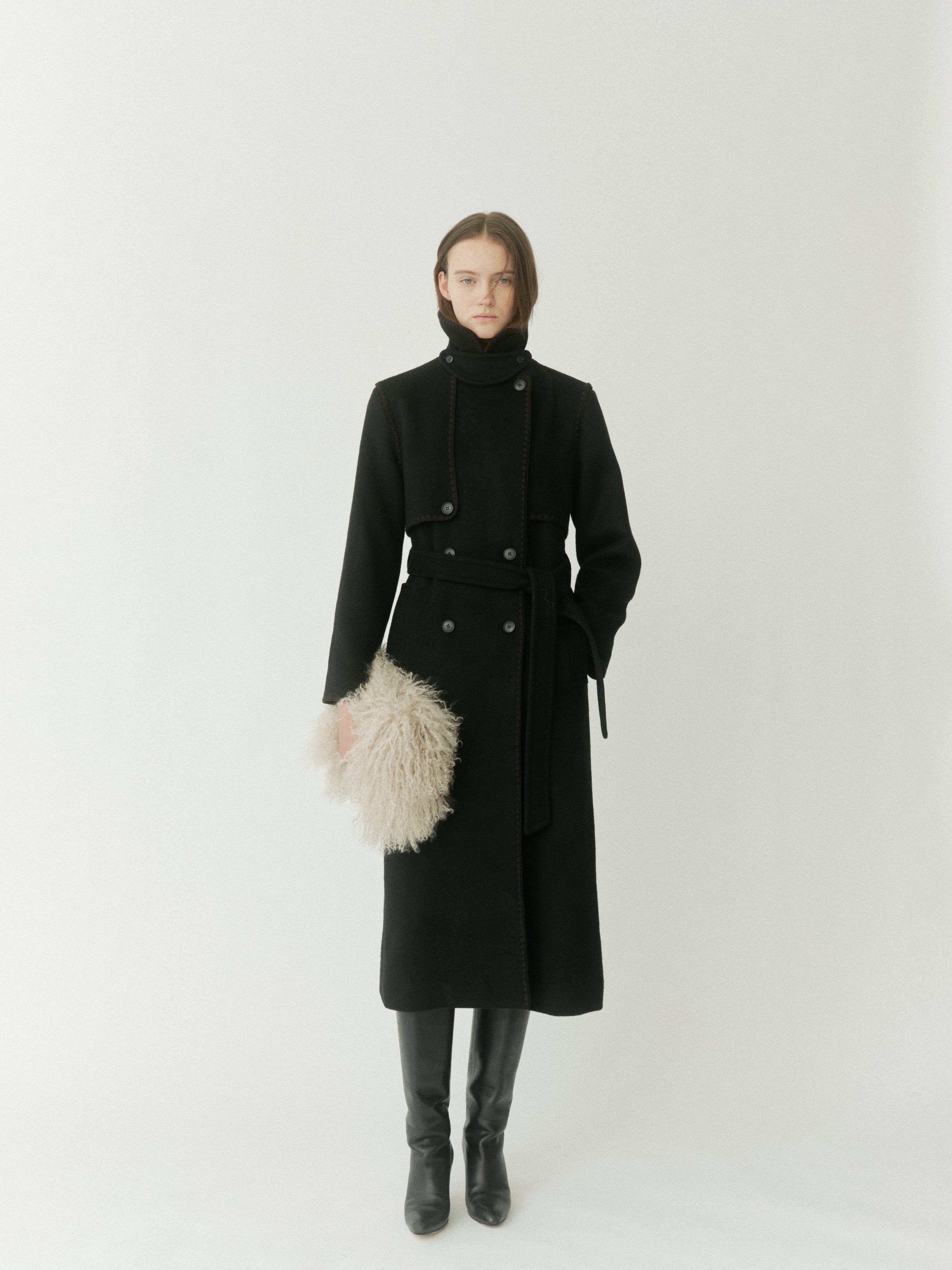 Royal Geelong Wool Trench Coat