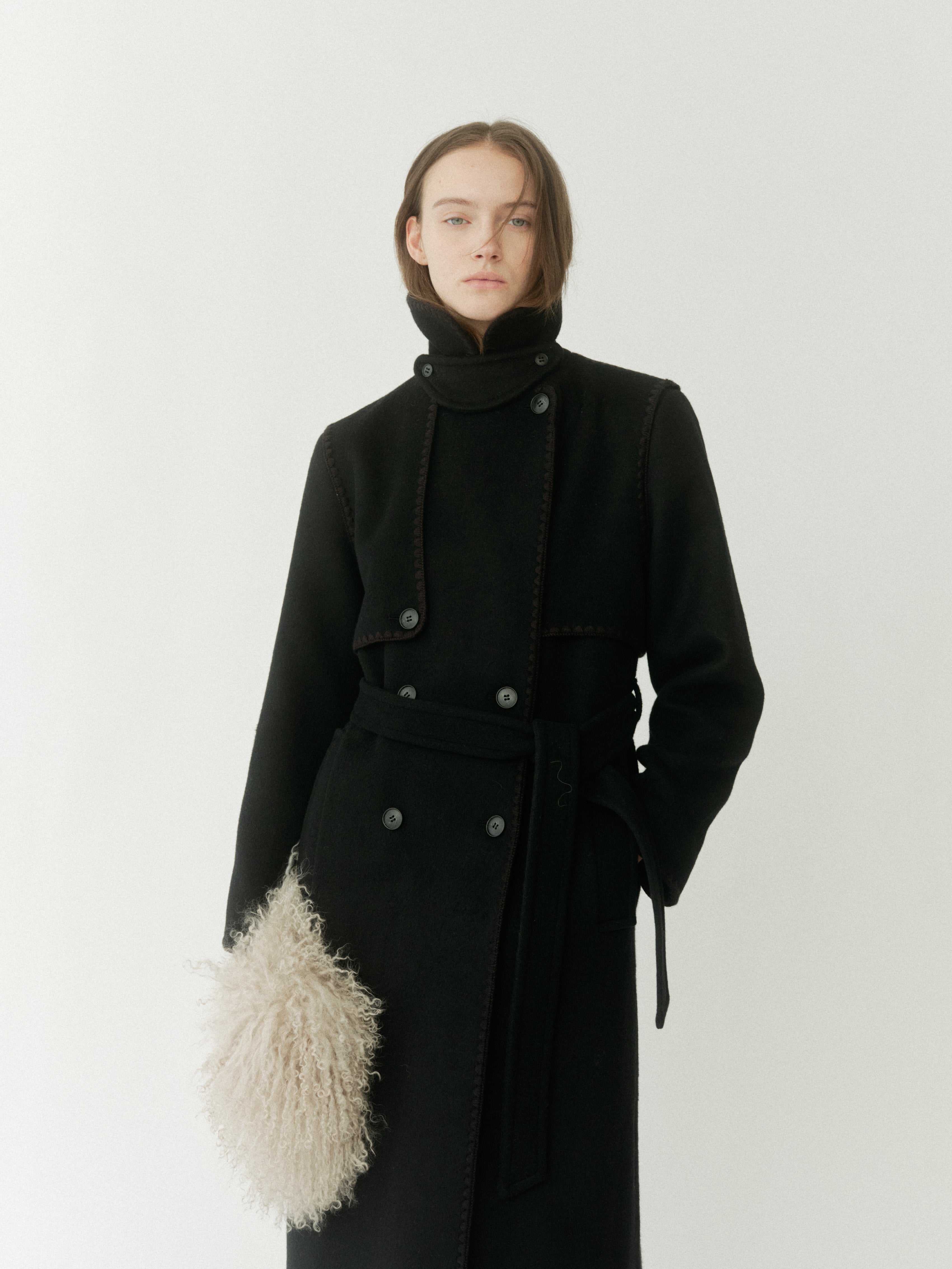 Royal Geelong Wool Trench Coat