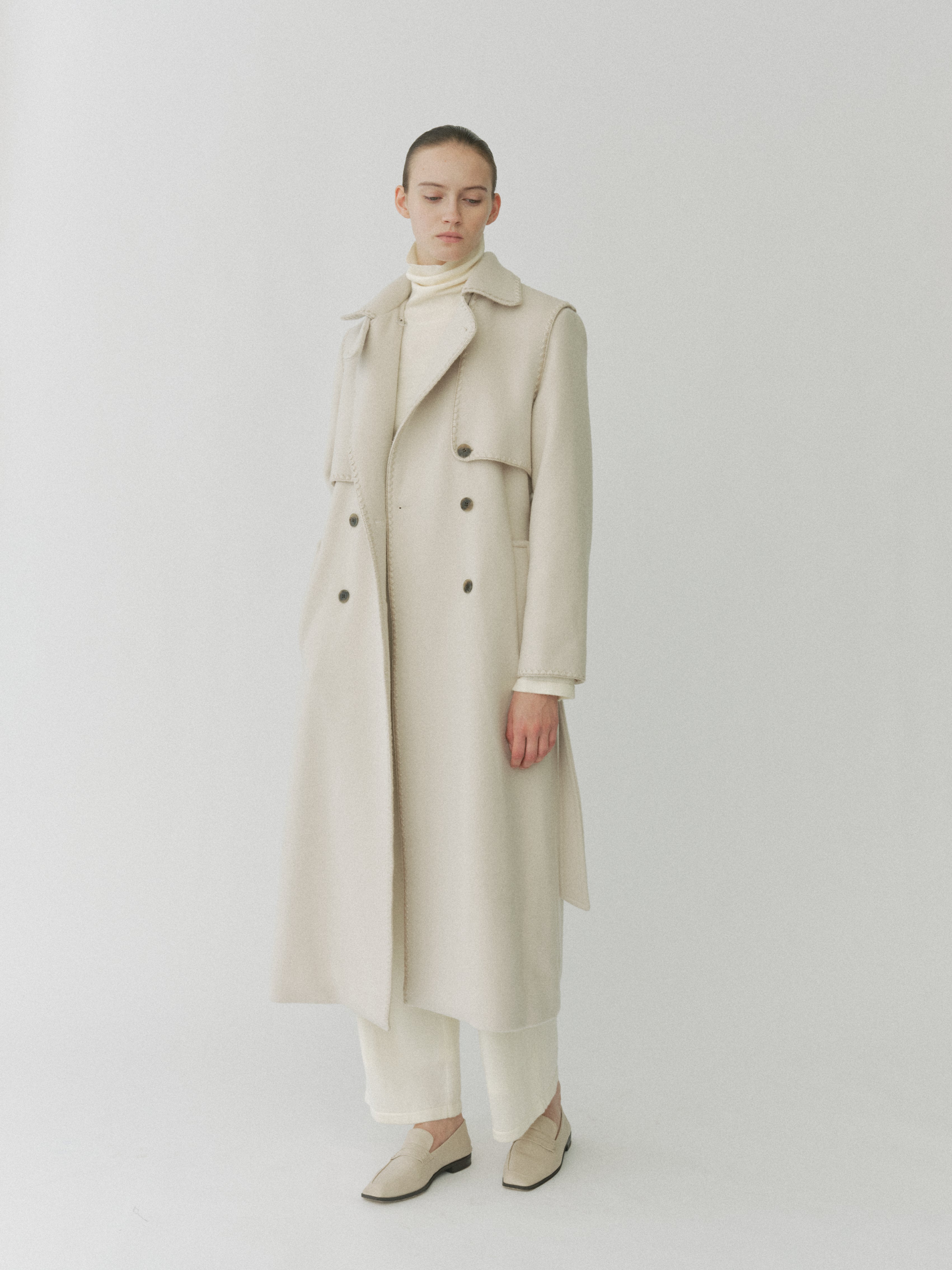 Royal Geelong Wool Trench Coat