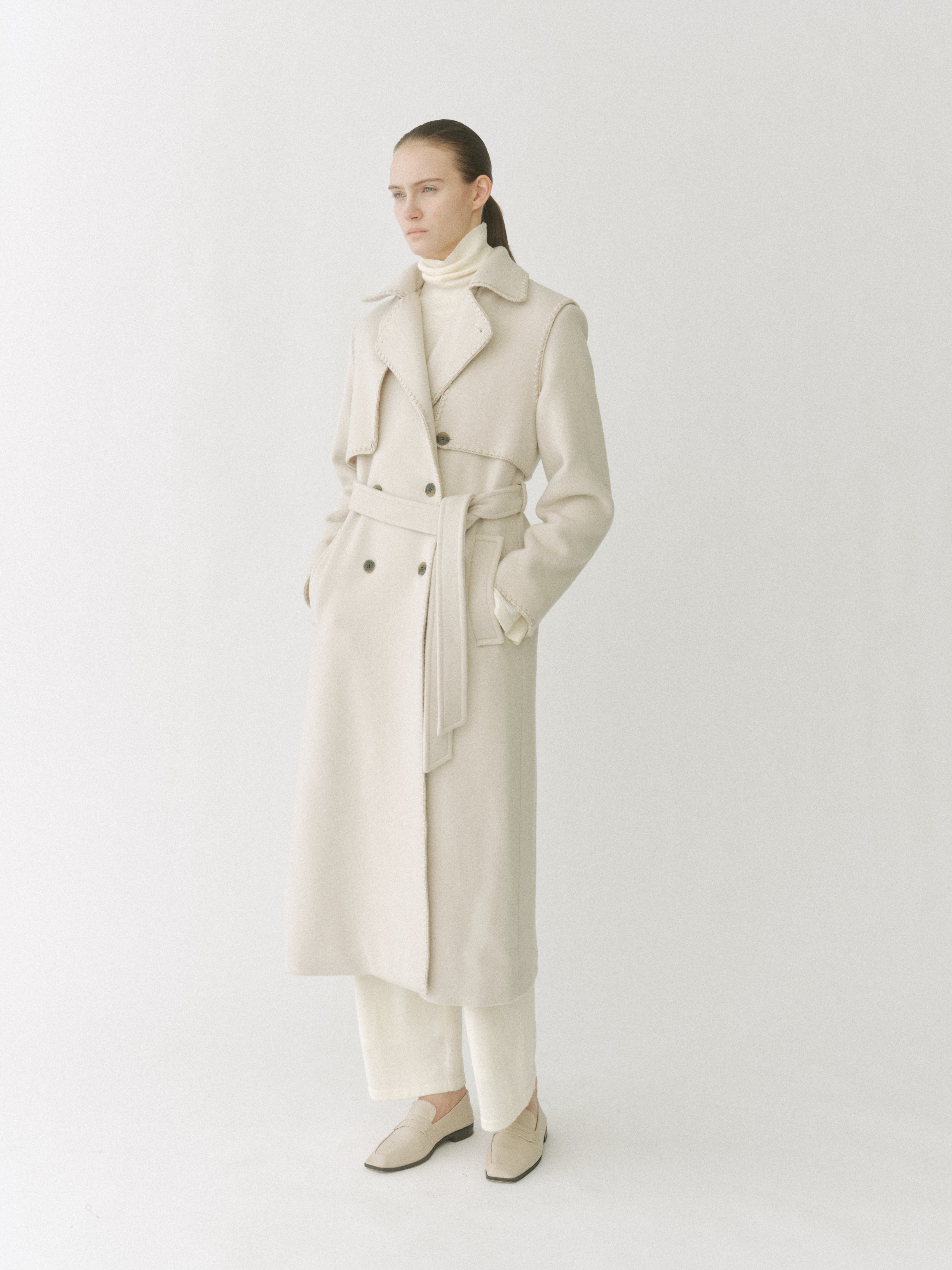 Royal Geelong Wool Trench Coat