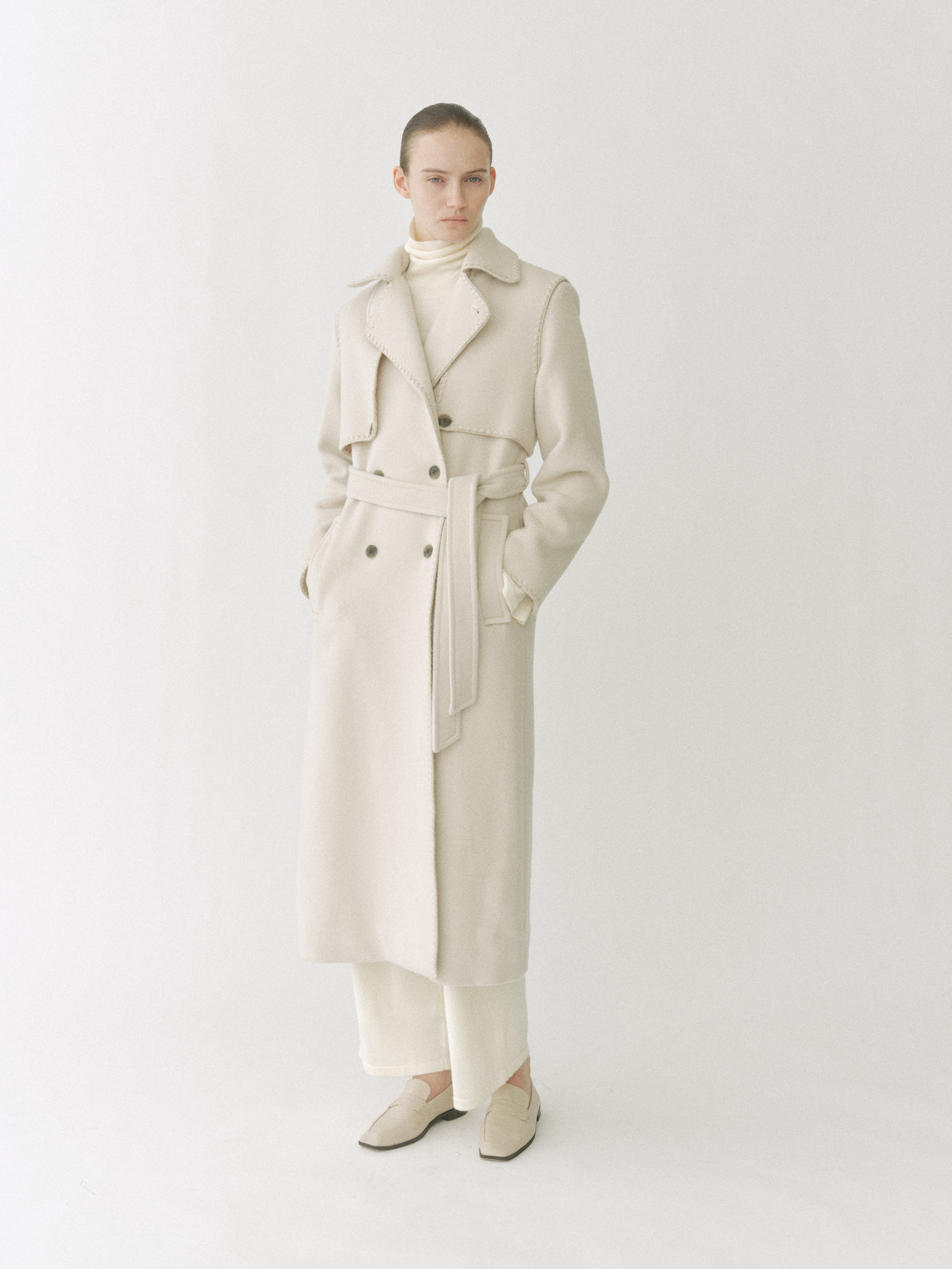 Royal Geelong Wool Trench Coat