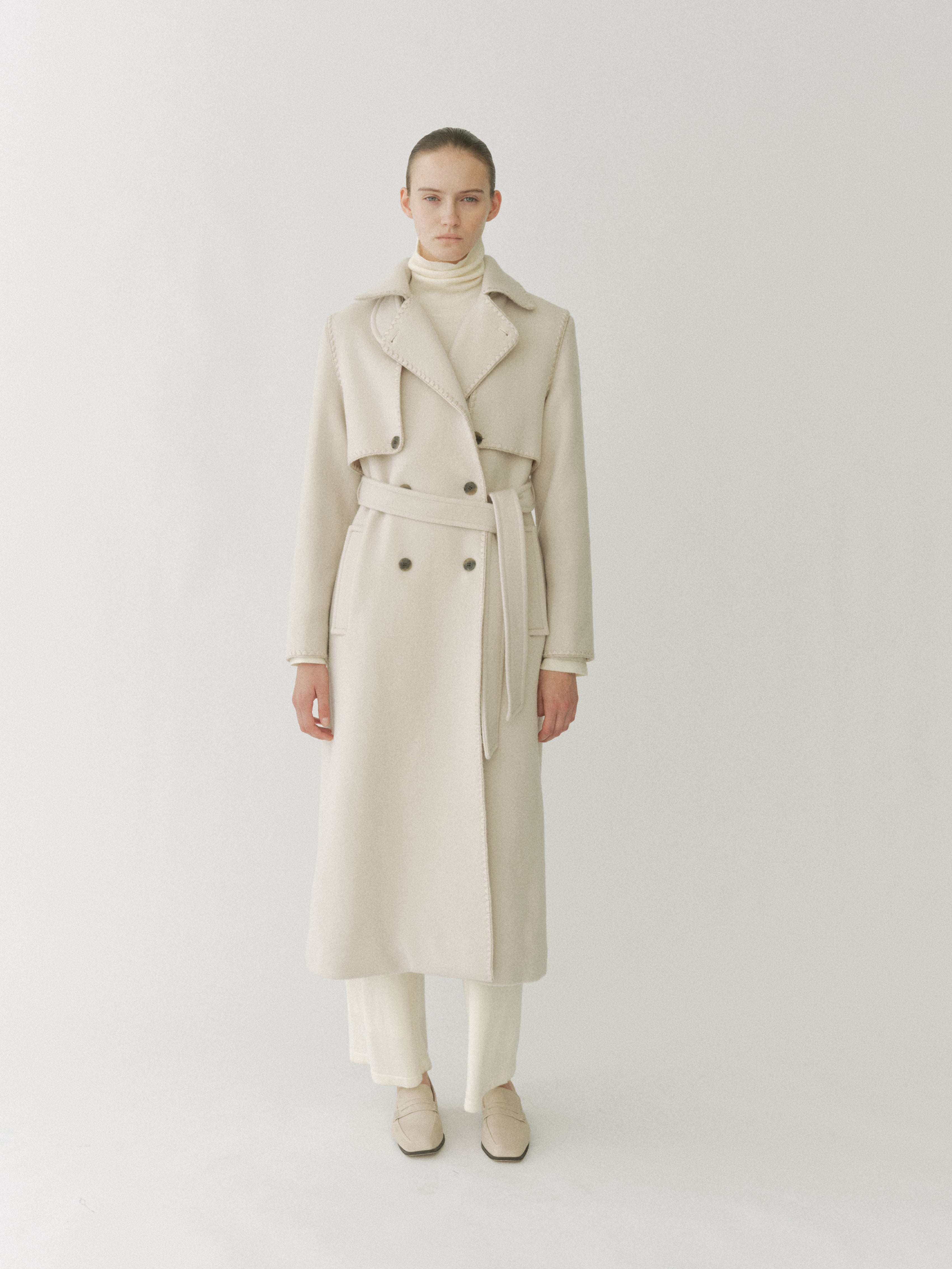 Royal Geelong Wool Trench Coat