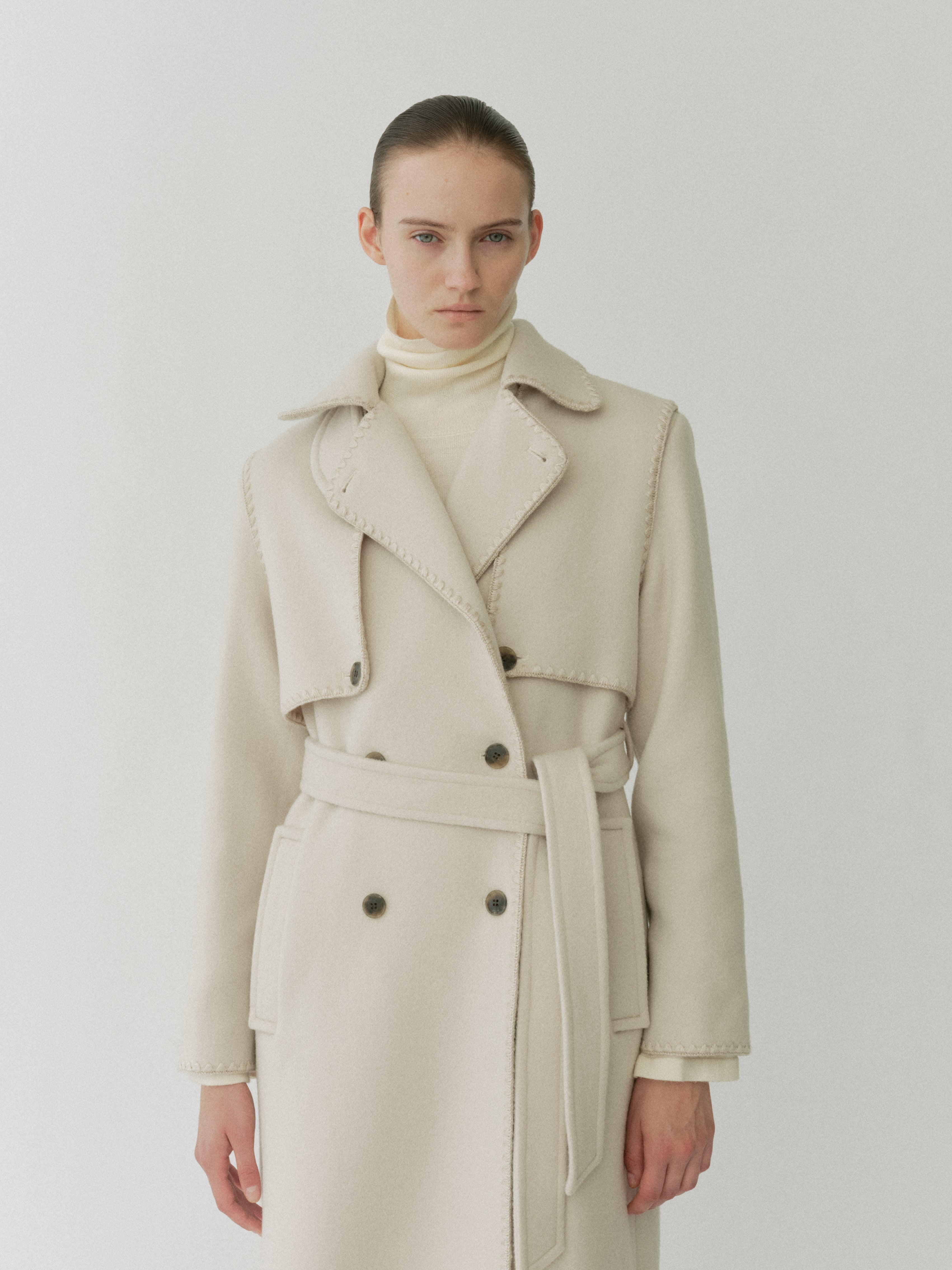Royal Geelong Wool Trench Coat