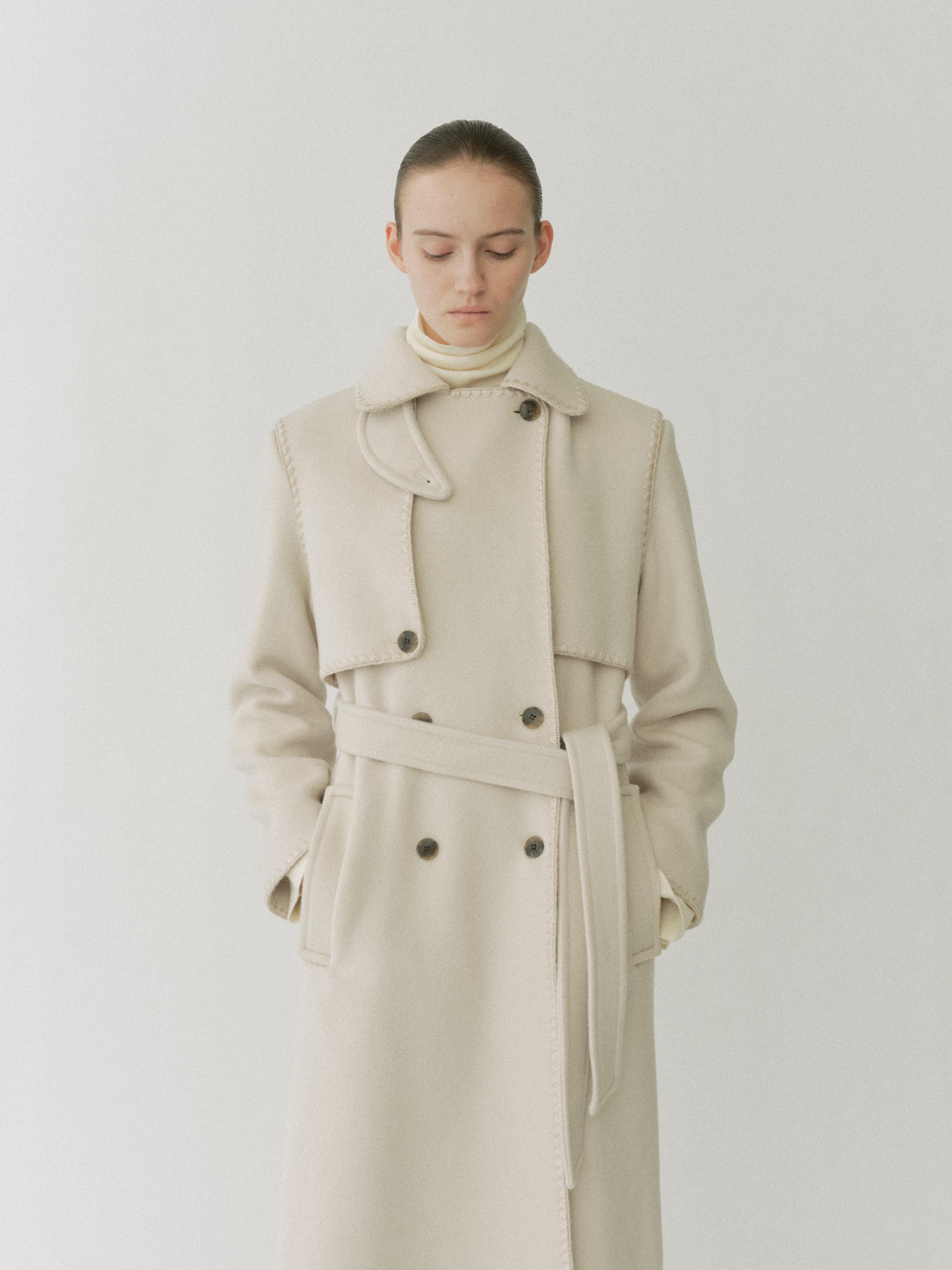 Royal Geelong Wool Trench Coat