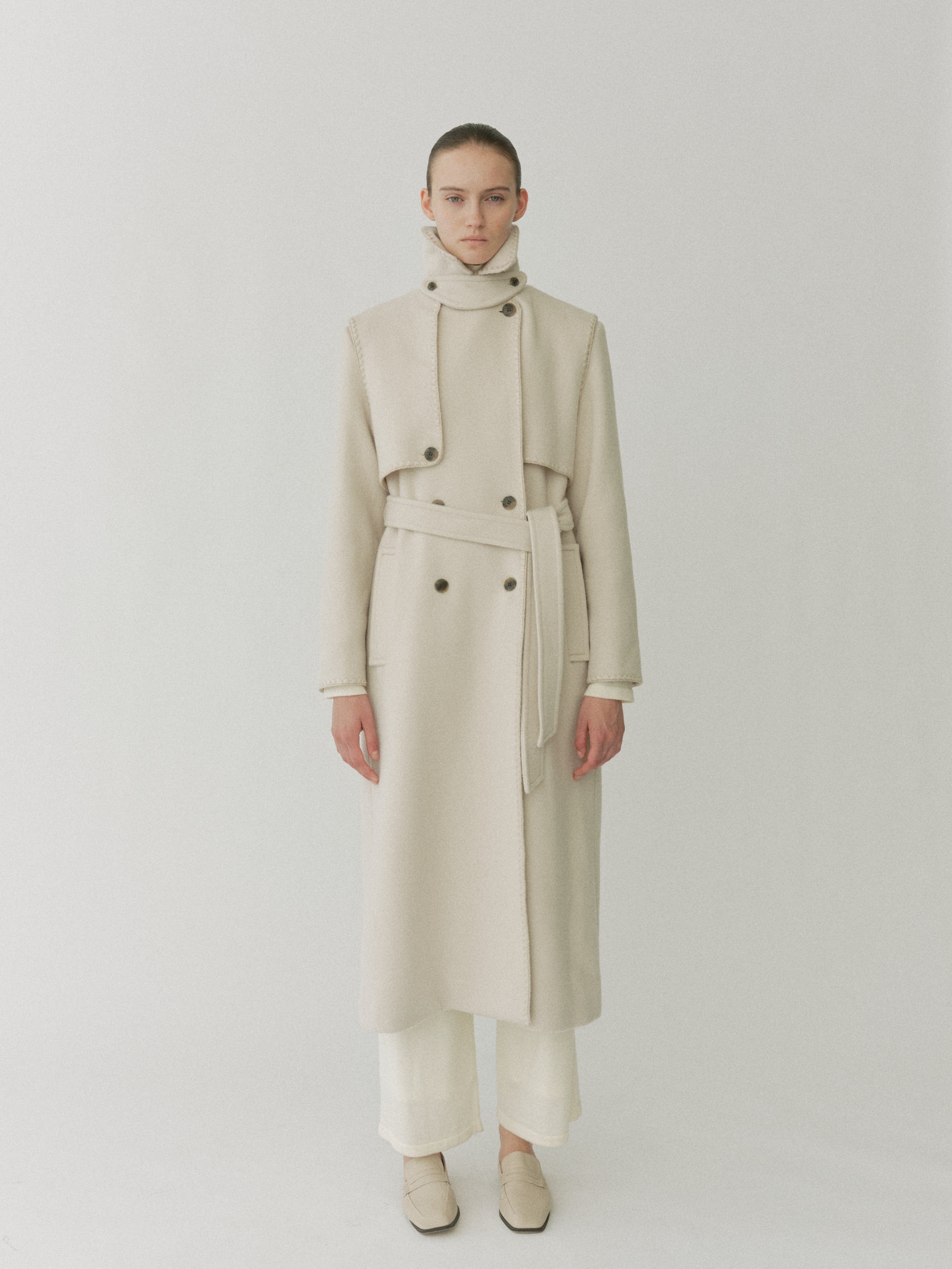 Royal Geelong Wool Trench Coat
