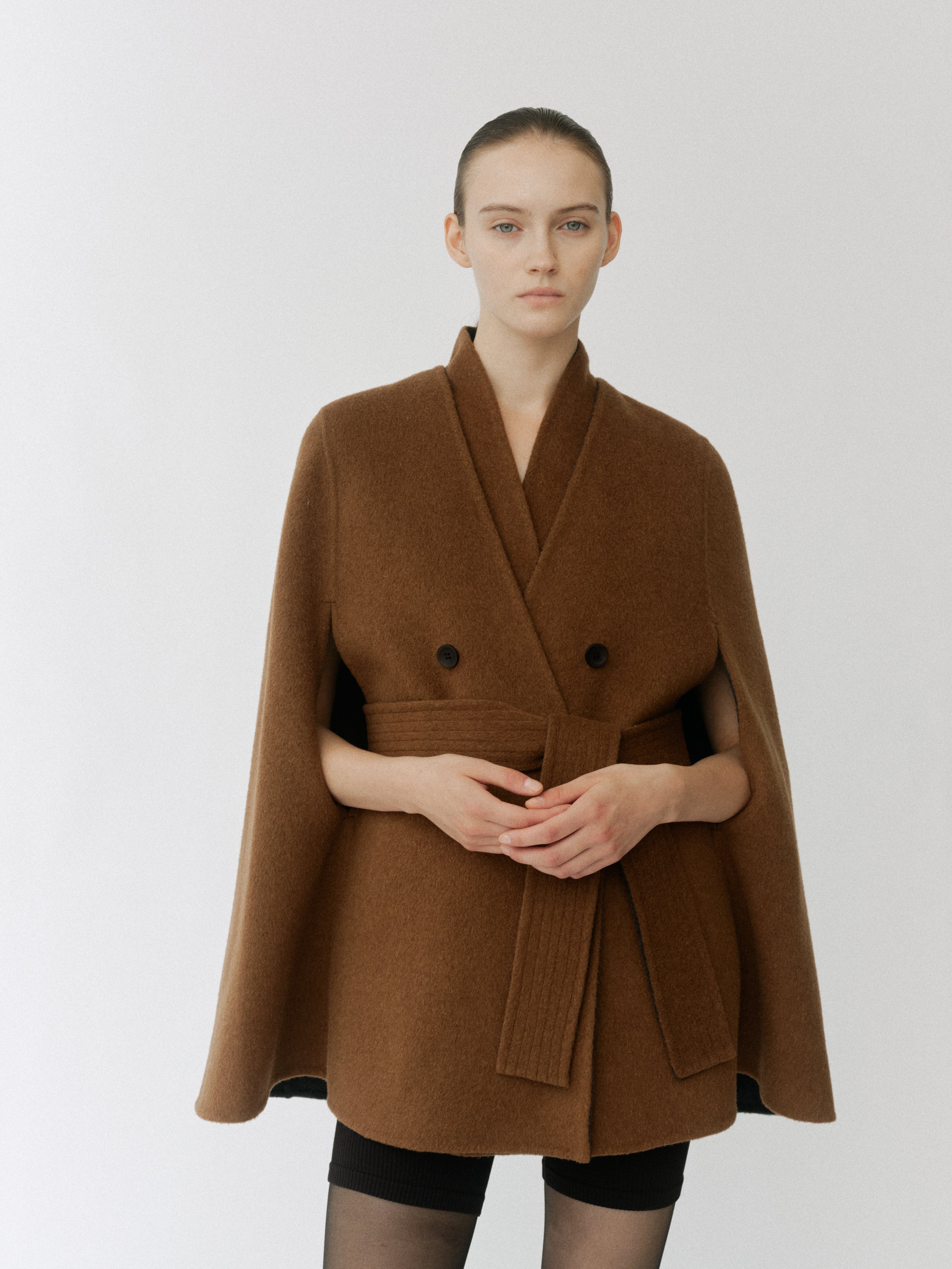 Dual Face Cape Coat
