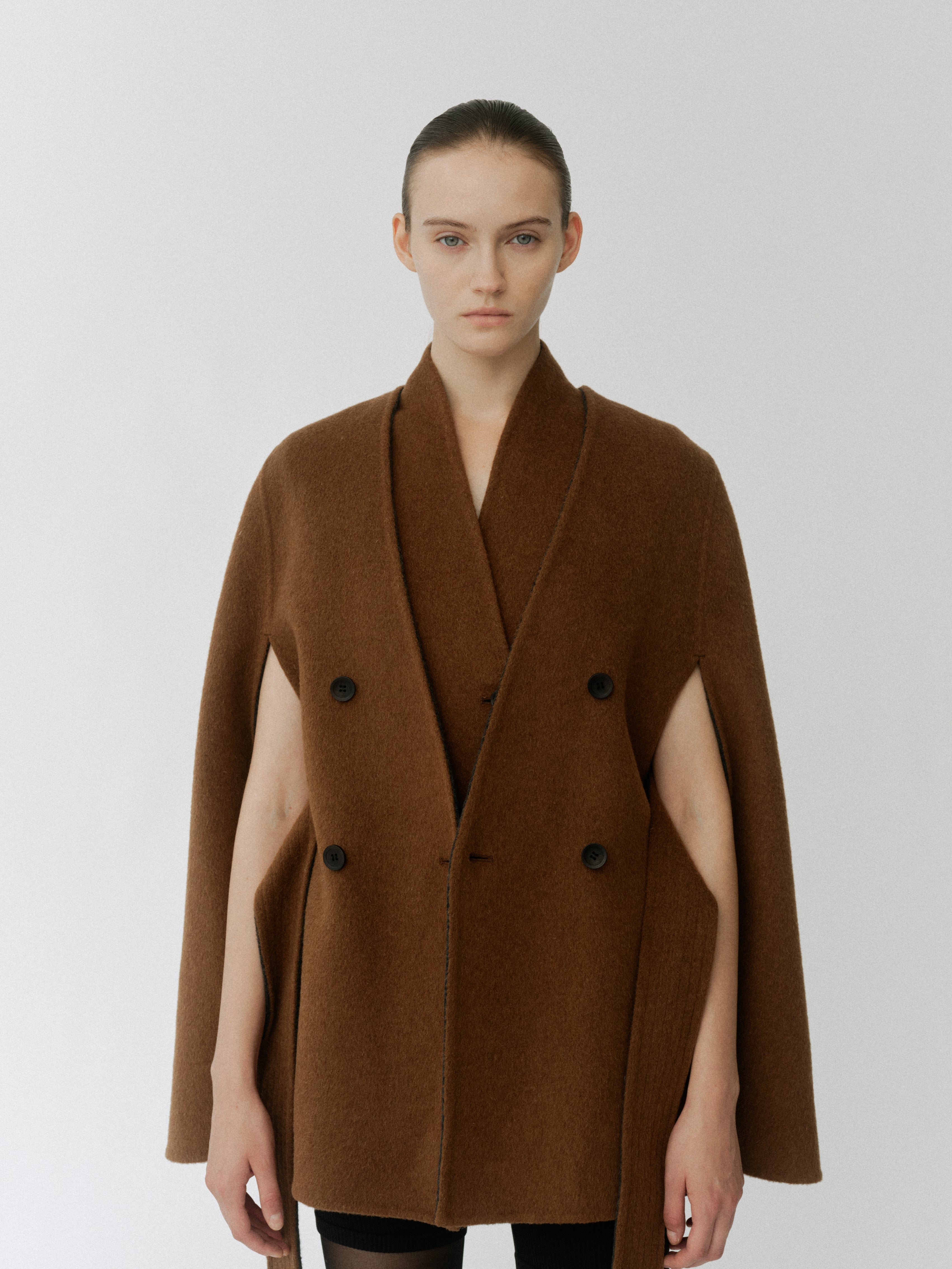 Dual Face Cape Coat