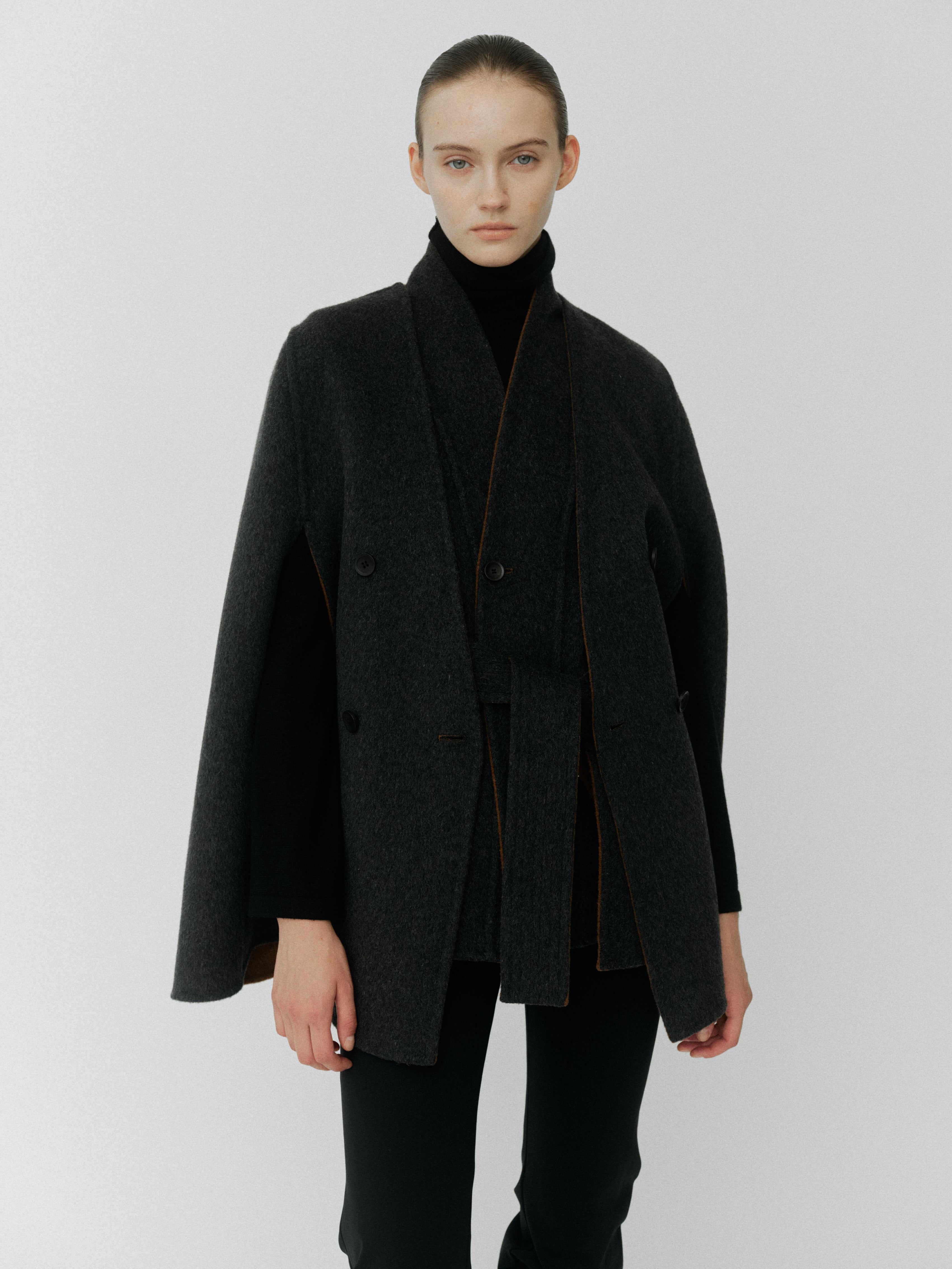 Dual Face Cape Coat