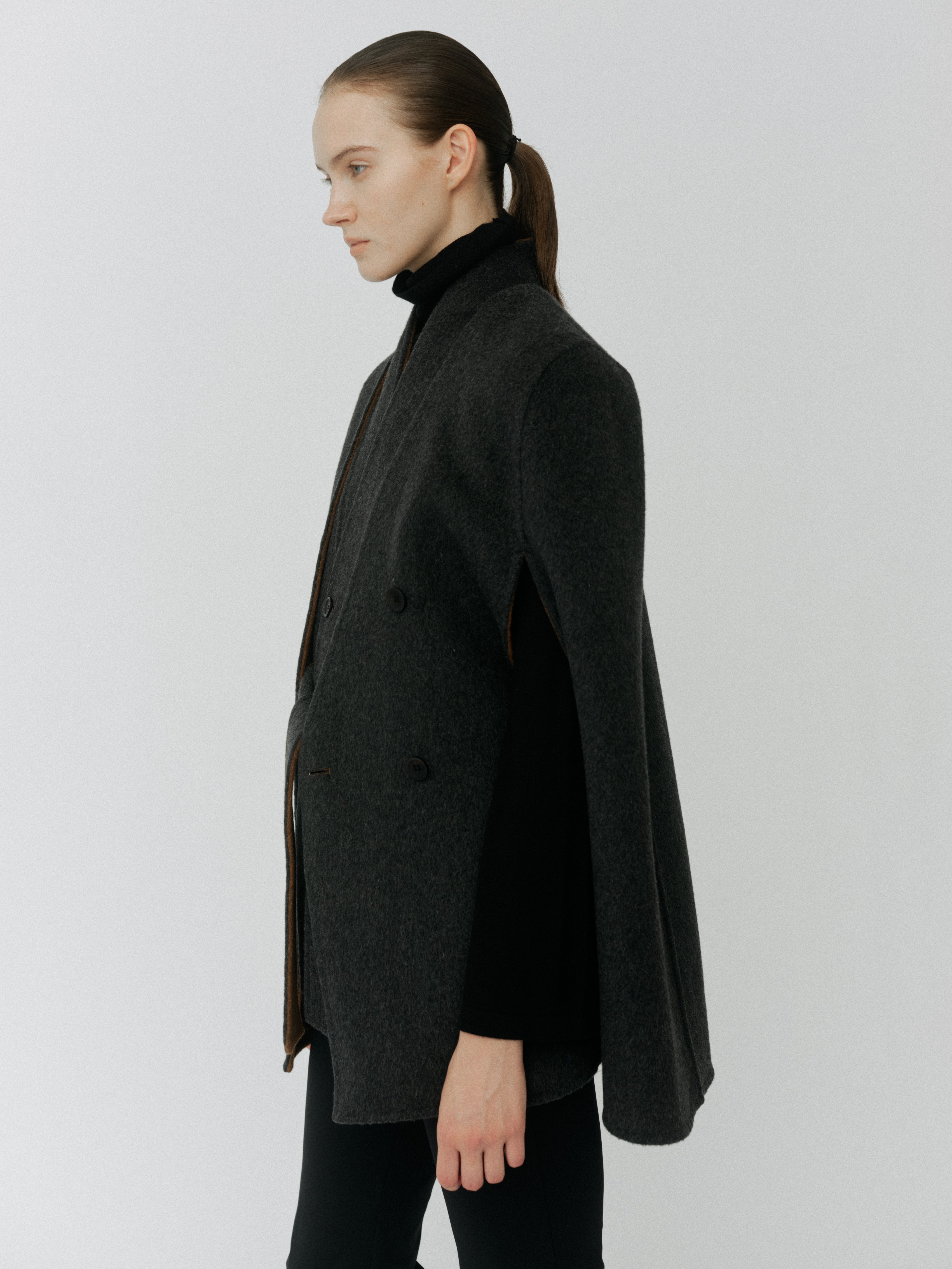Dual Face Cape Coat