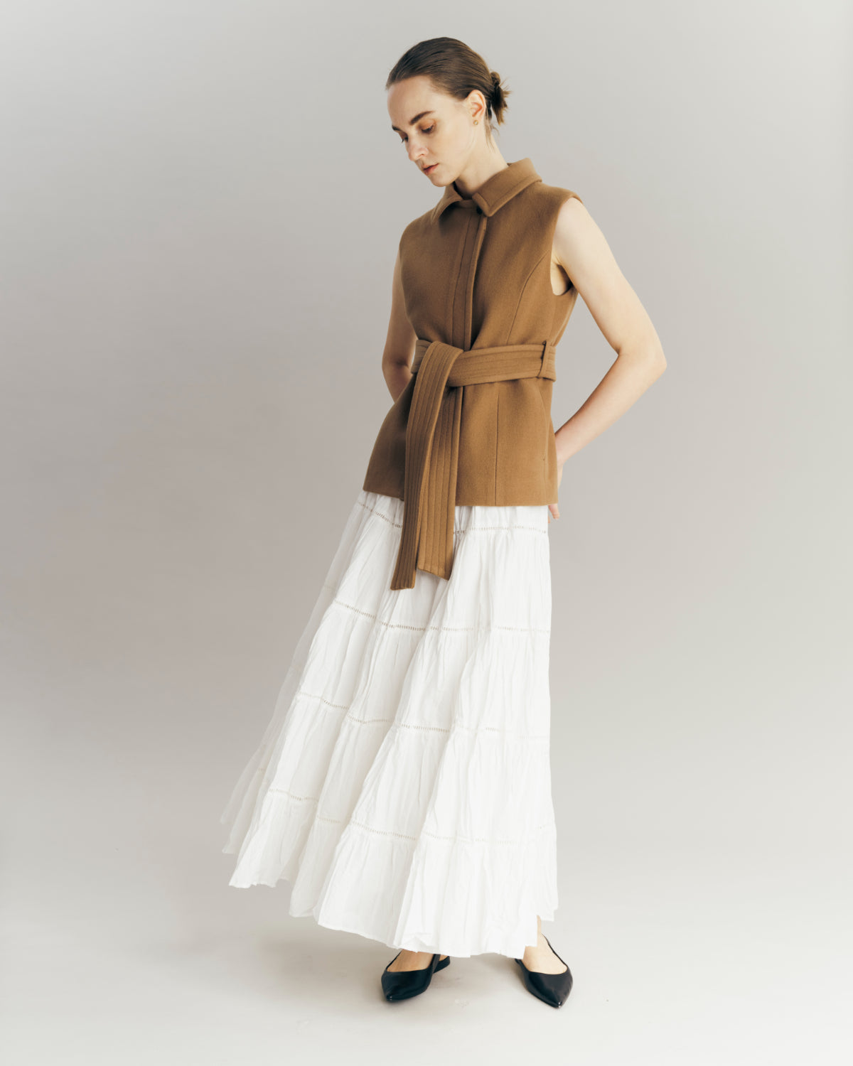 Cotton Tiered skirt