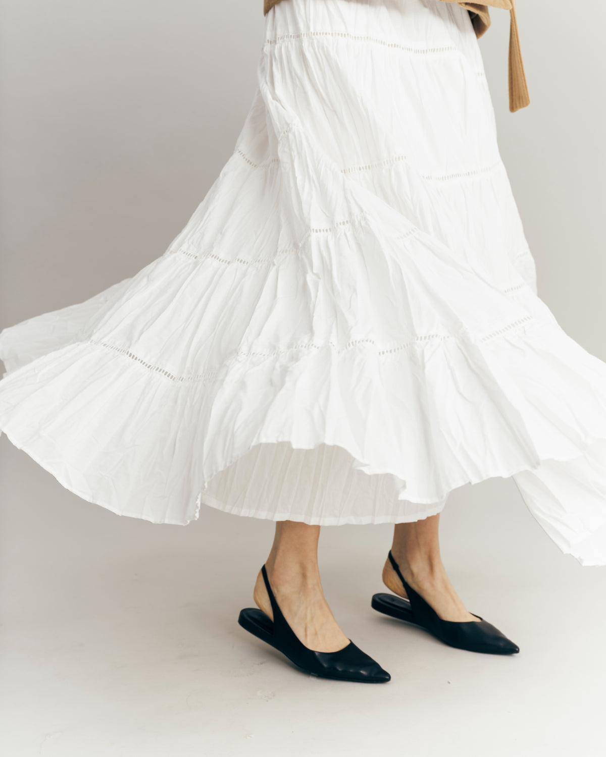 Cotton Tiered skirt