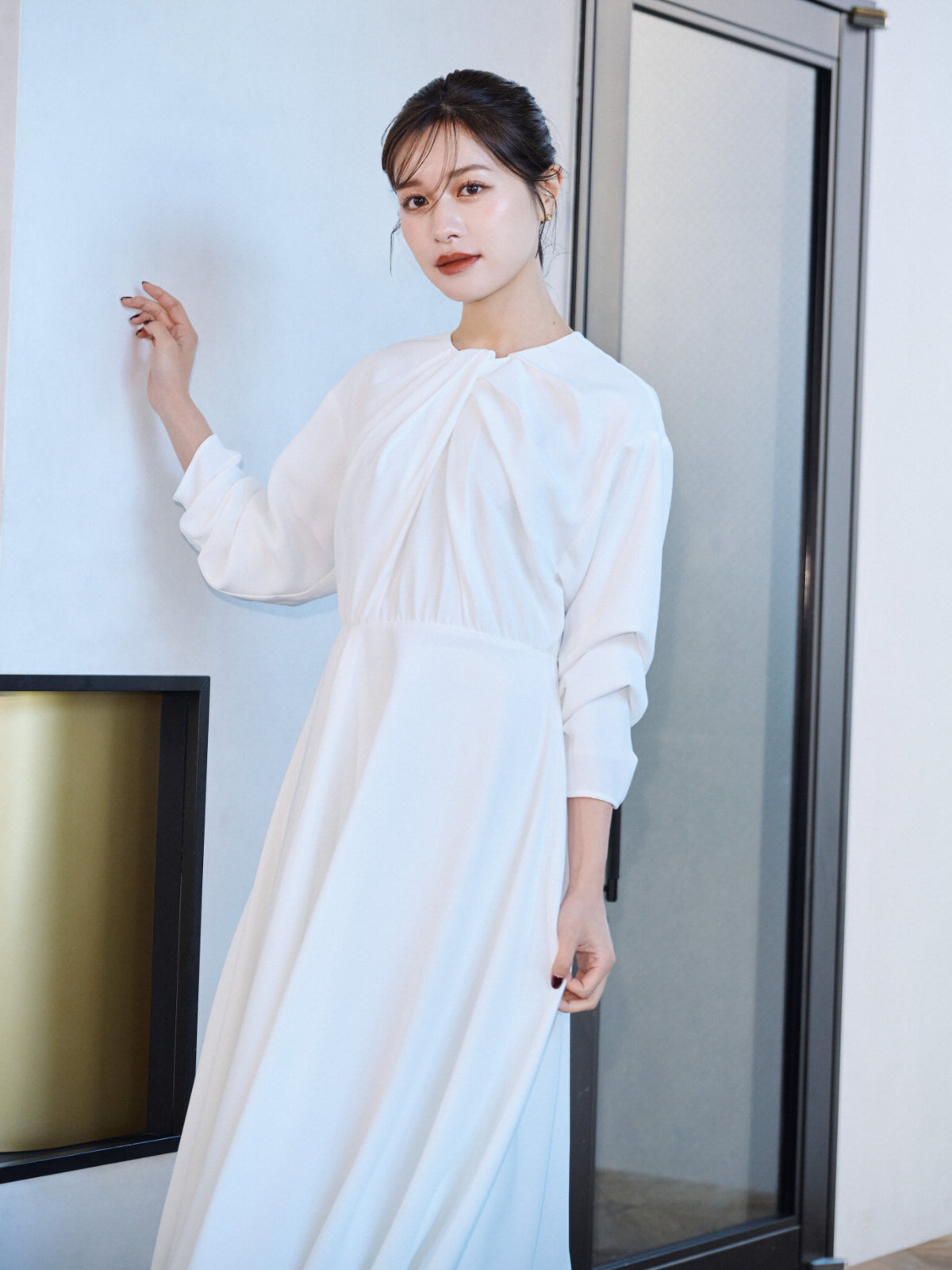 Twist Drape Dress