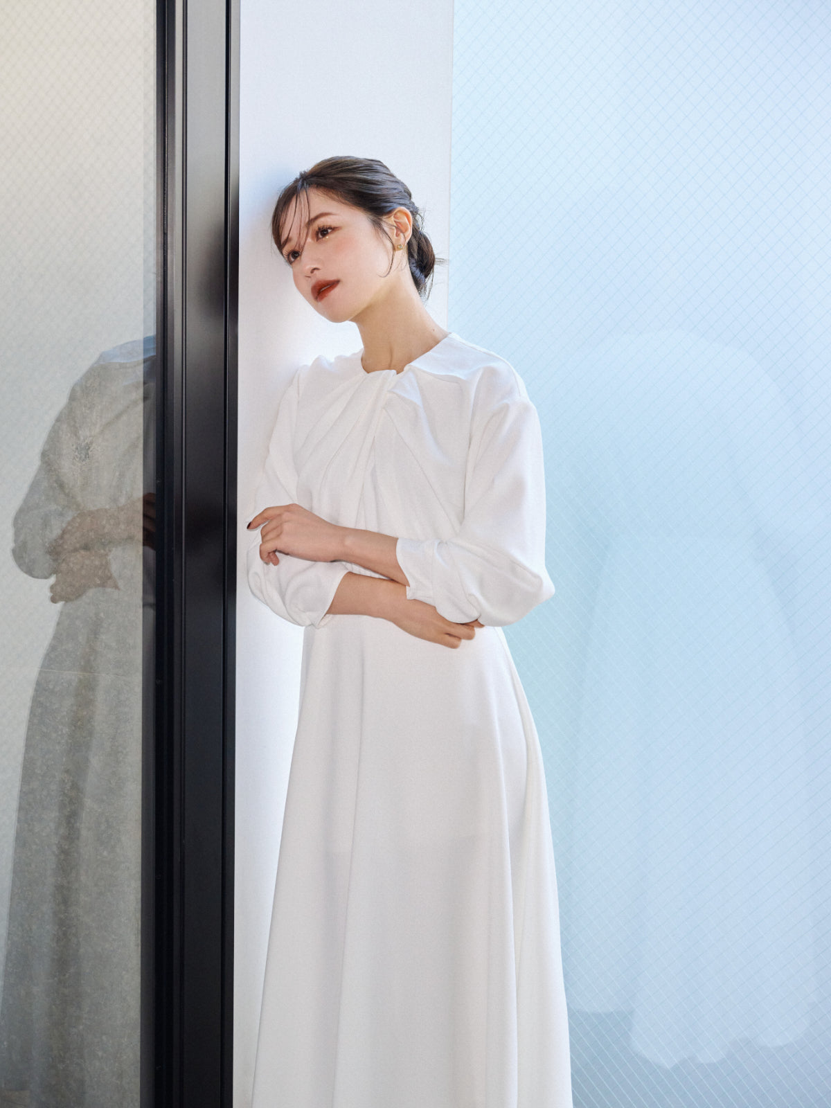Twist Drape Dress