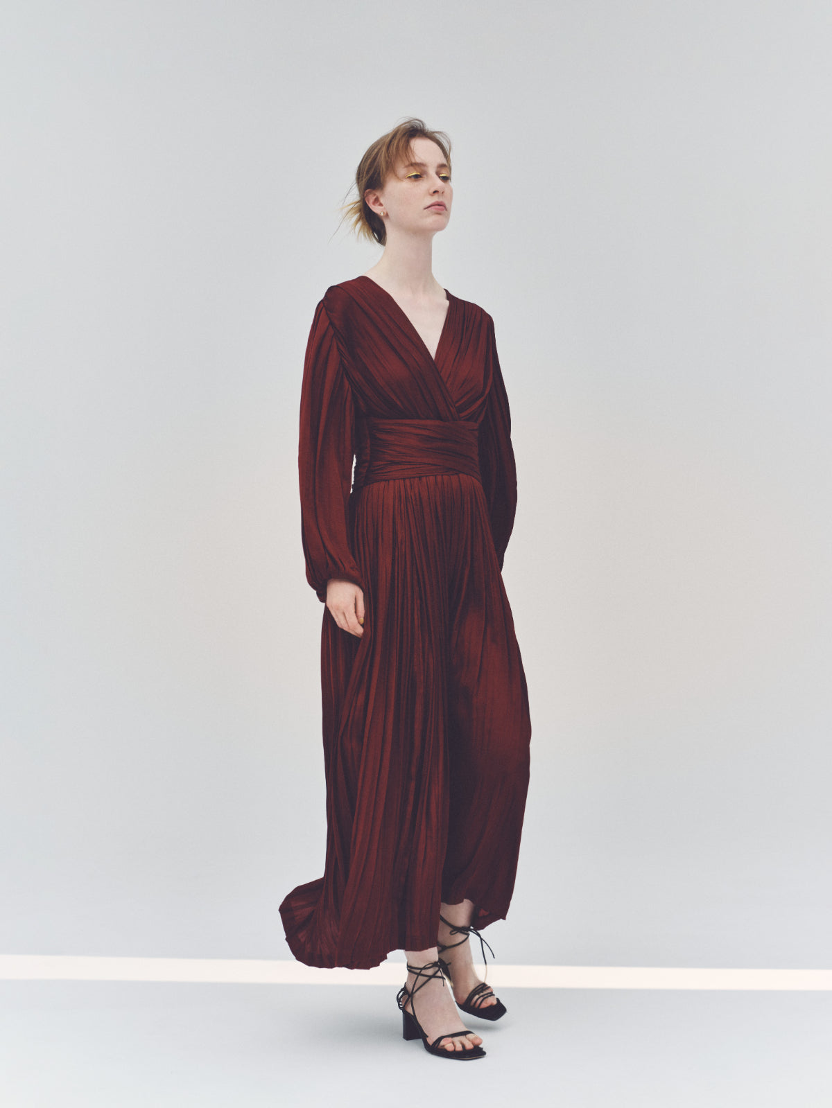Flare pleats Dress