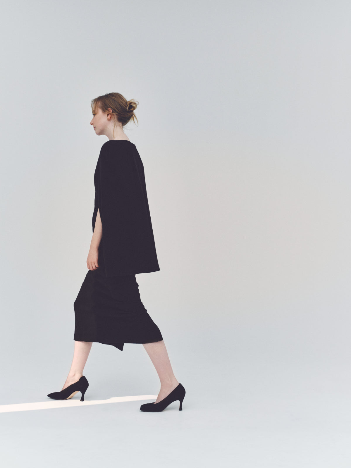 Narrow line Cape Dress