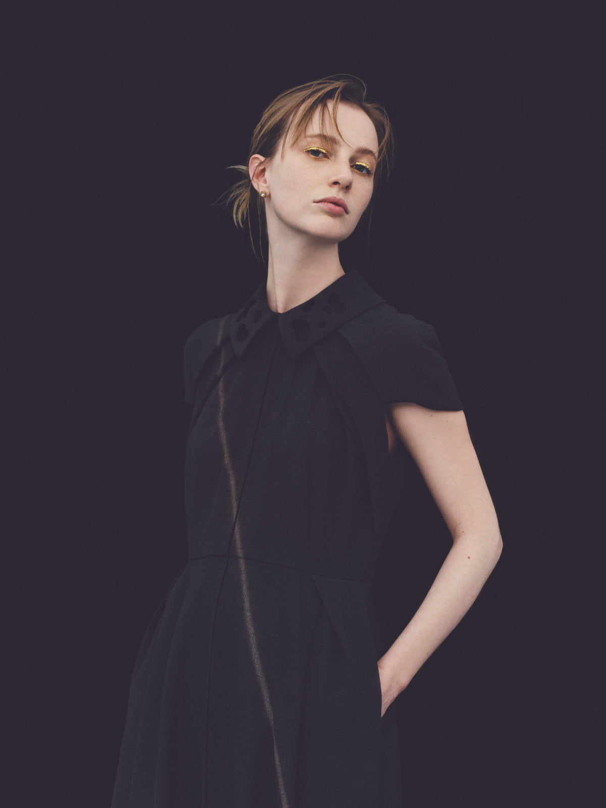 Embroidery collar Dress