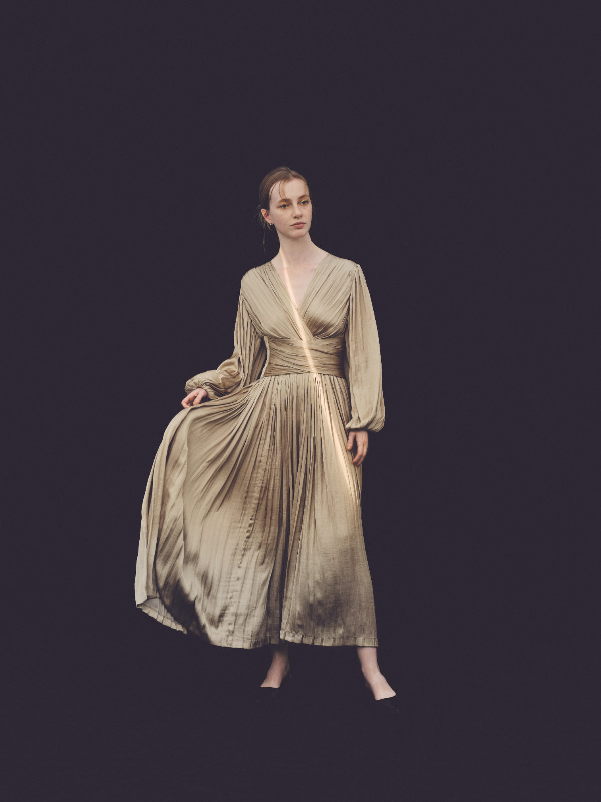 Flare pleats Dress