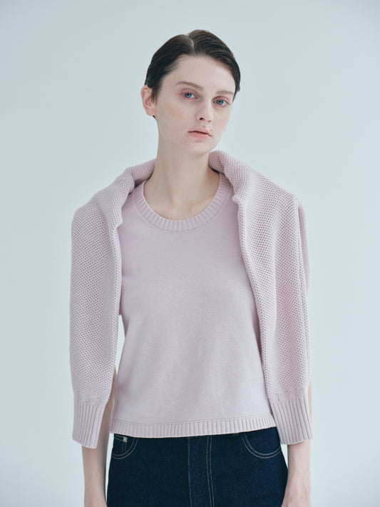 Crew neck Knit pullover