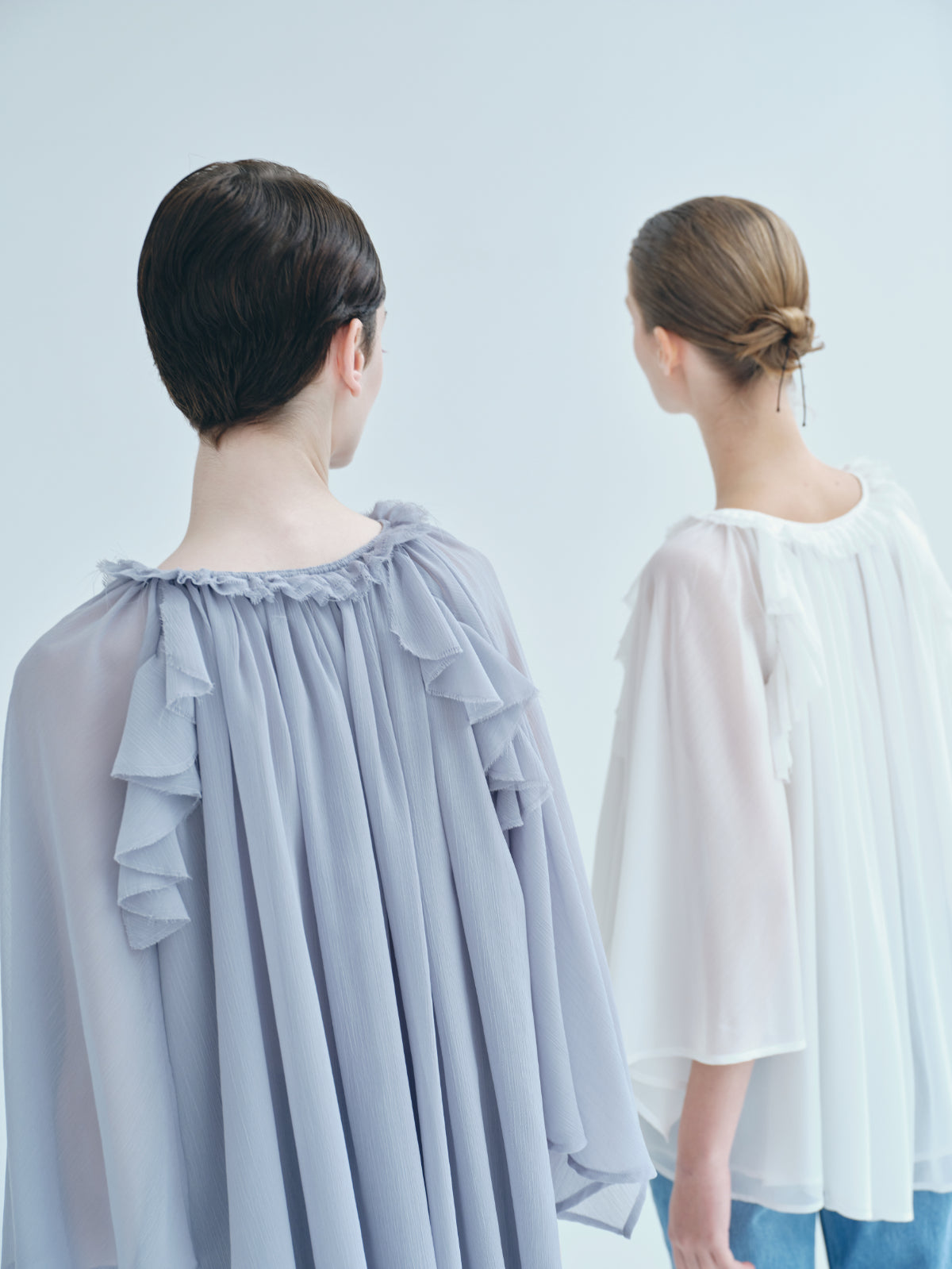 Ruffle chiffon Blouse