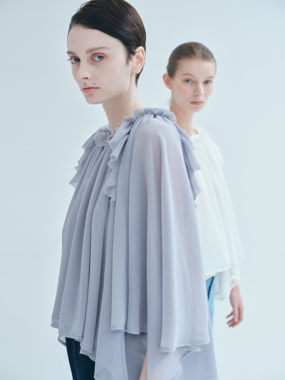 Ruffle chiffon Blouse