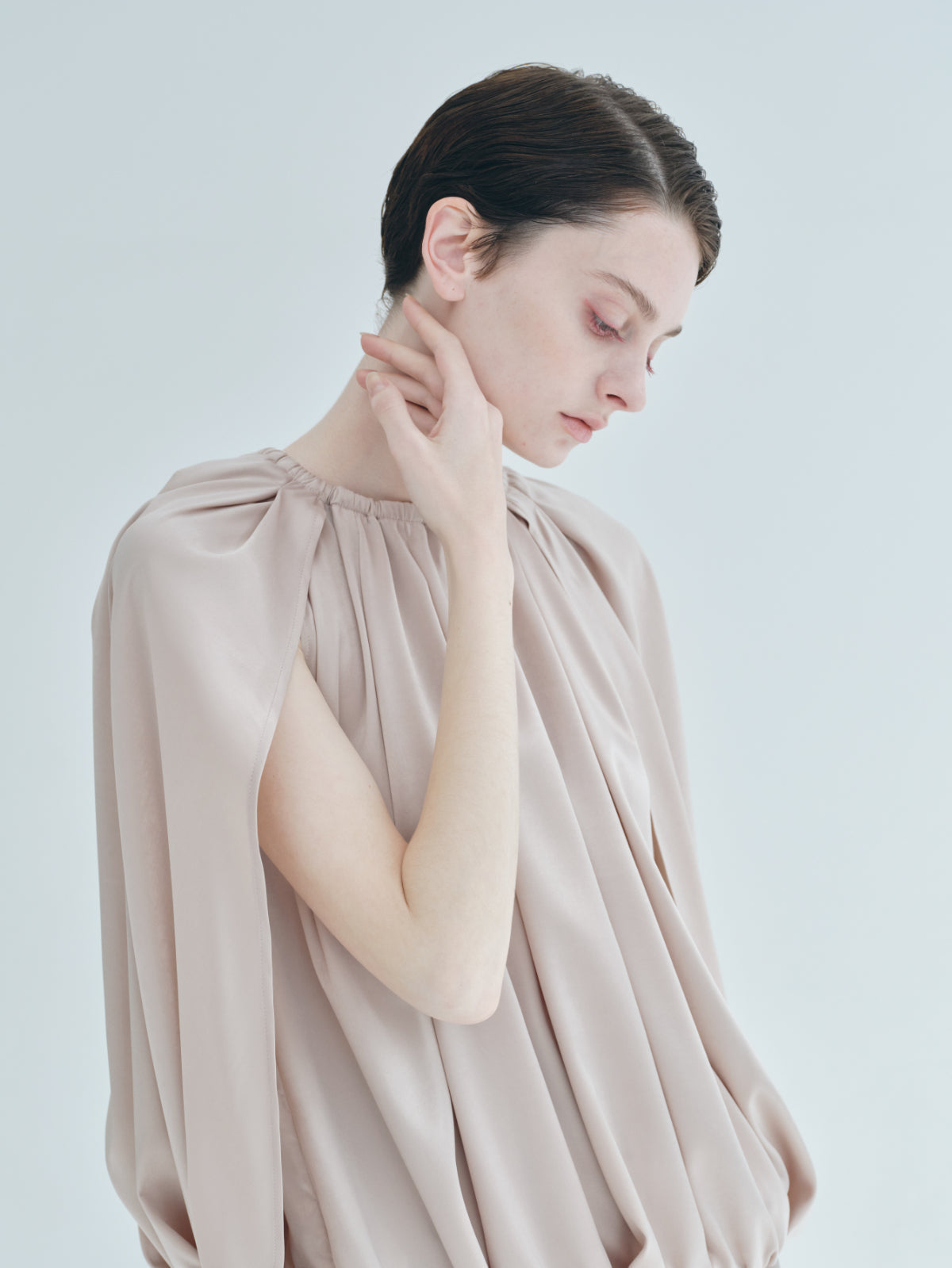 Balloon cape Blouse
