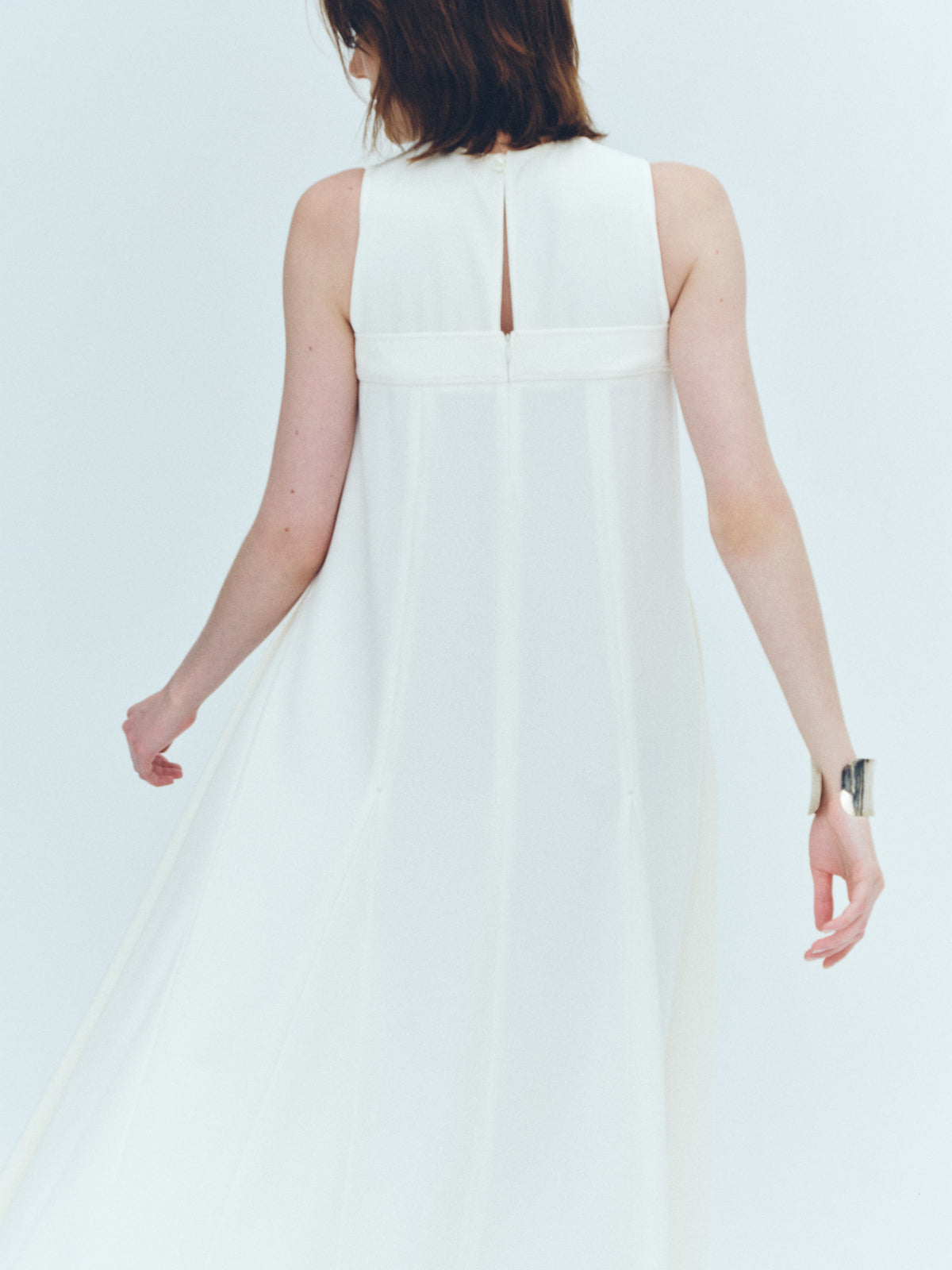 Front tuck flare Dress