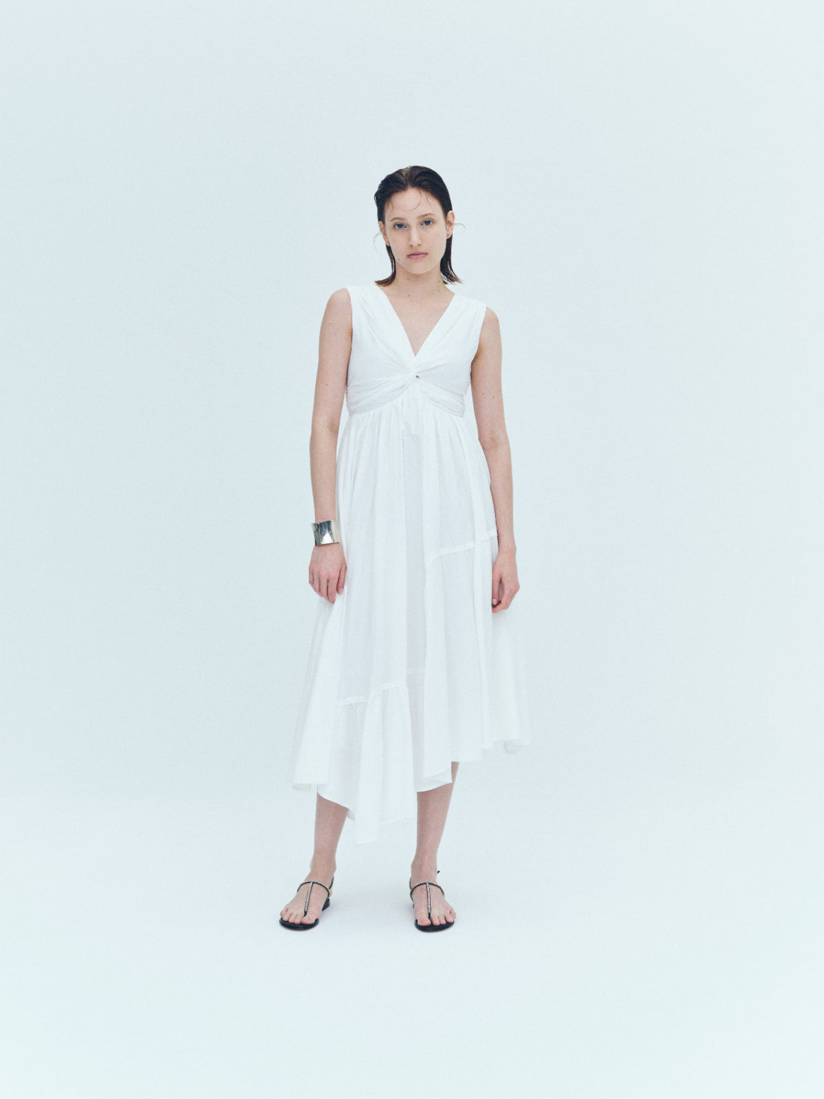 Irregular hem twist Dress