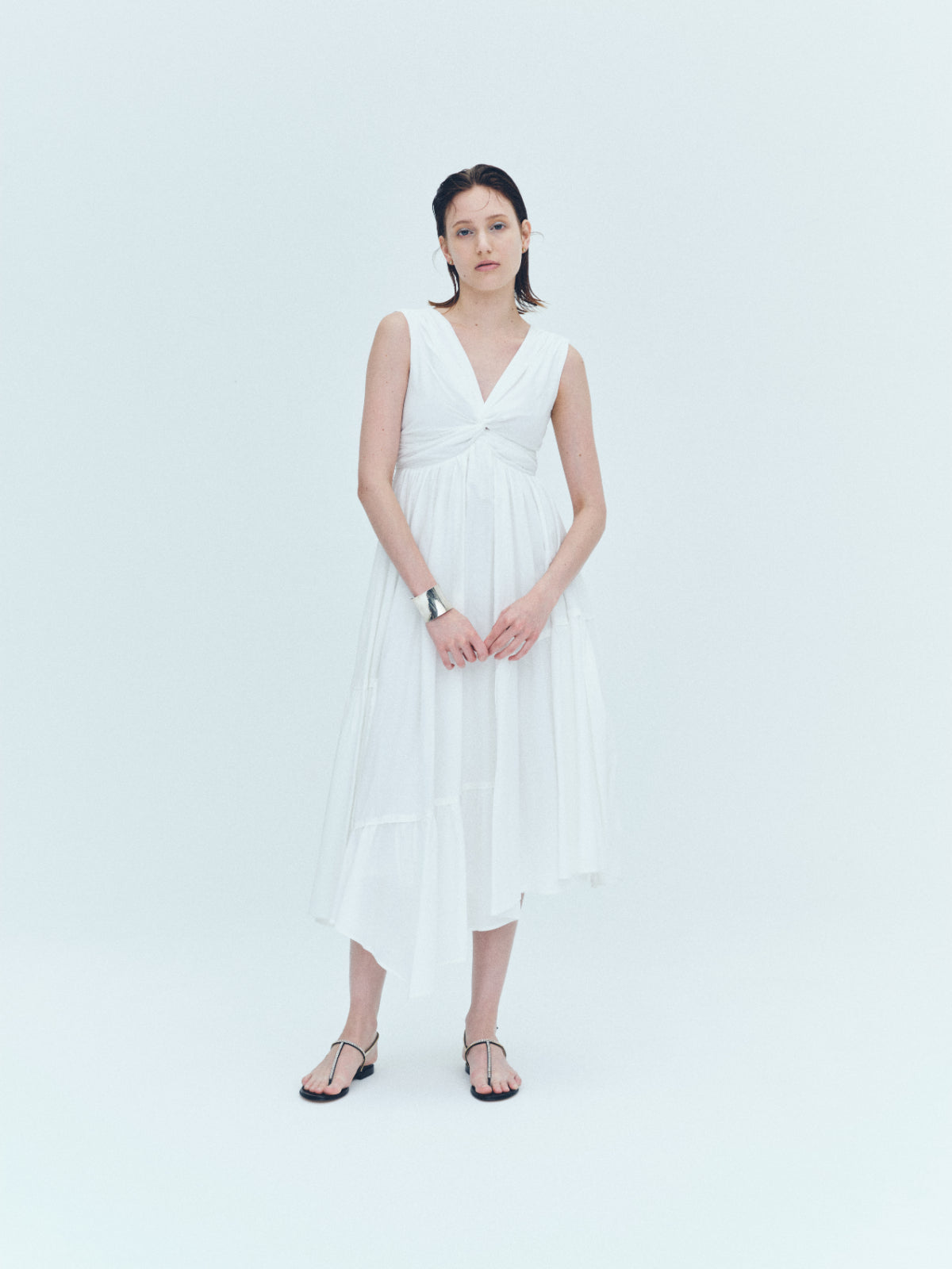 Irregular hem twist Dress