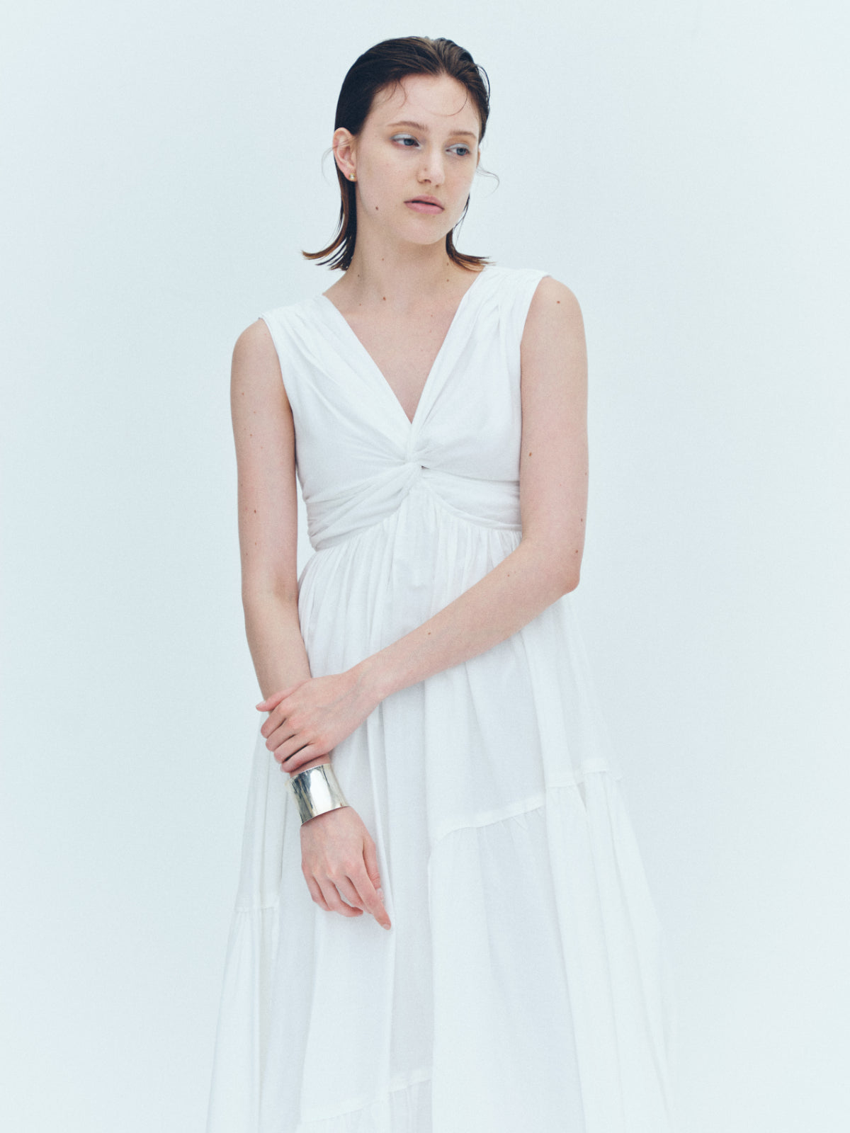 Irregular hem twist Dress