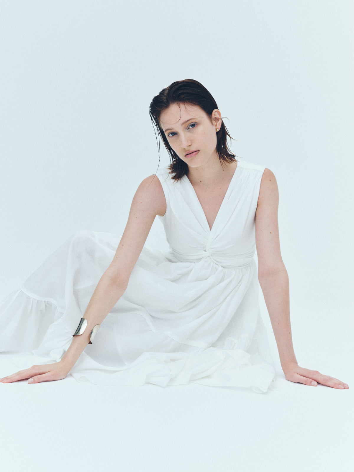 Irregular hem twist Dress