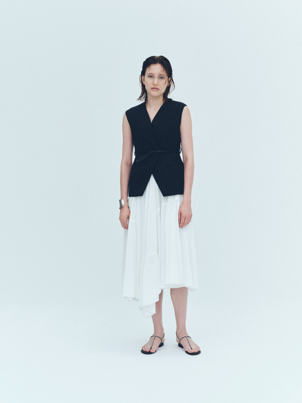 Irregular hem twist Dress