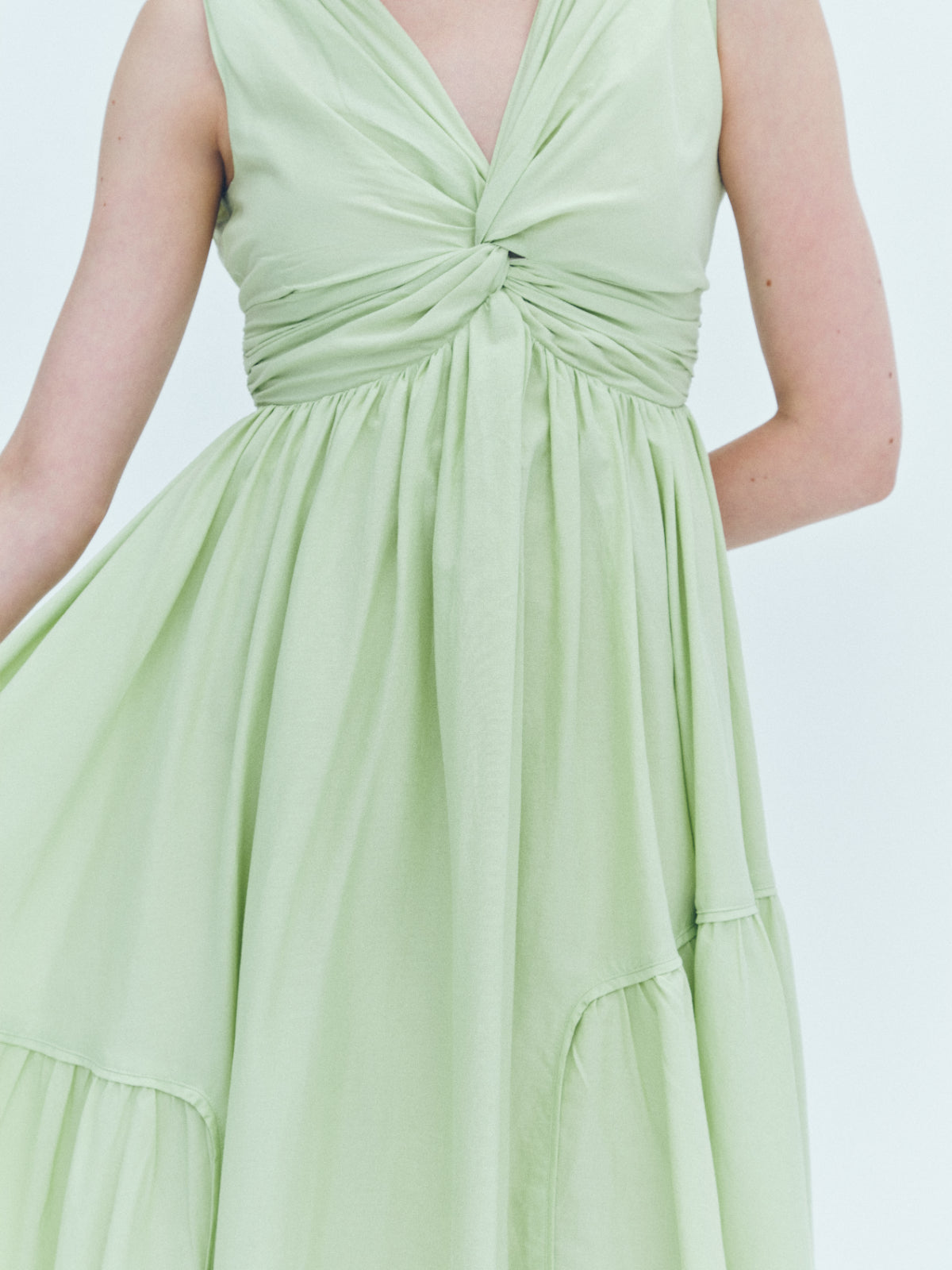 Irregular hem twist Dress