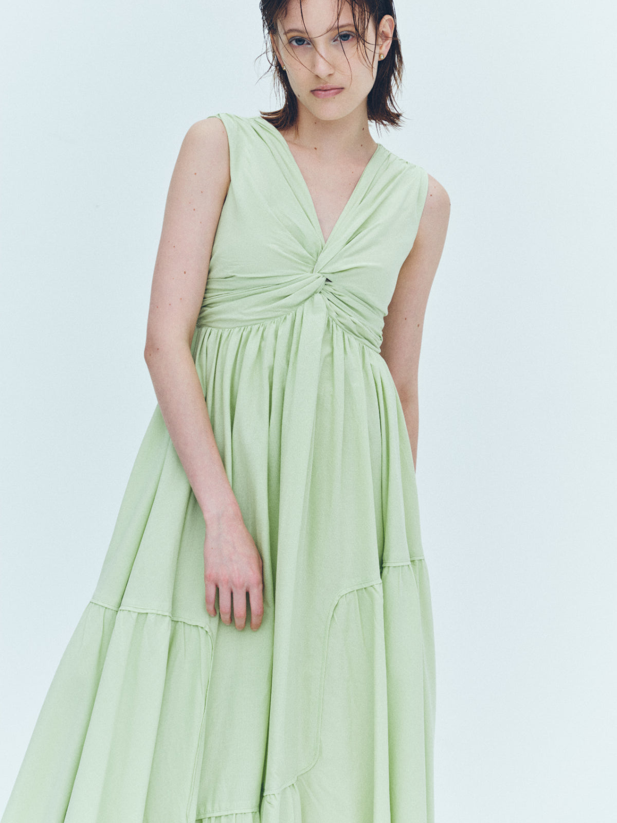 Irregular hem twist Dress