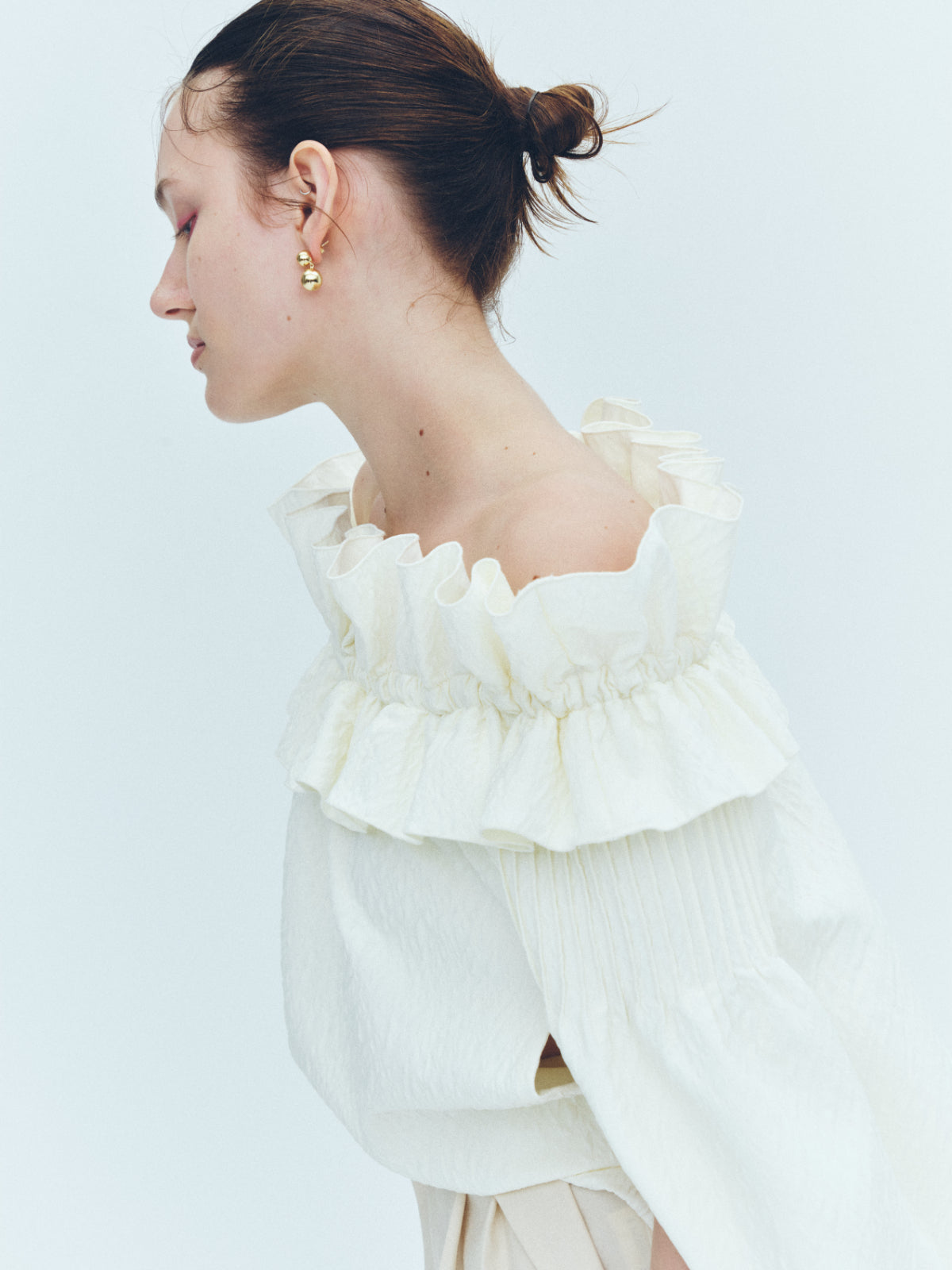 Raffle balloon cape Blouse