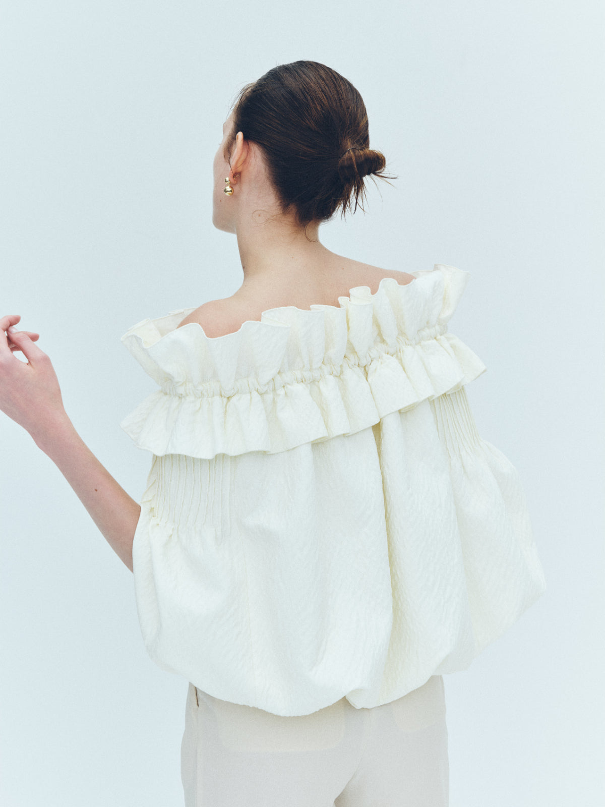 Raffle balloon cape Blouse