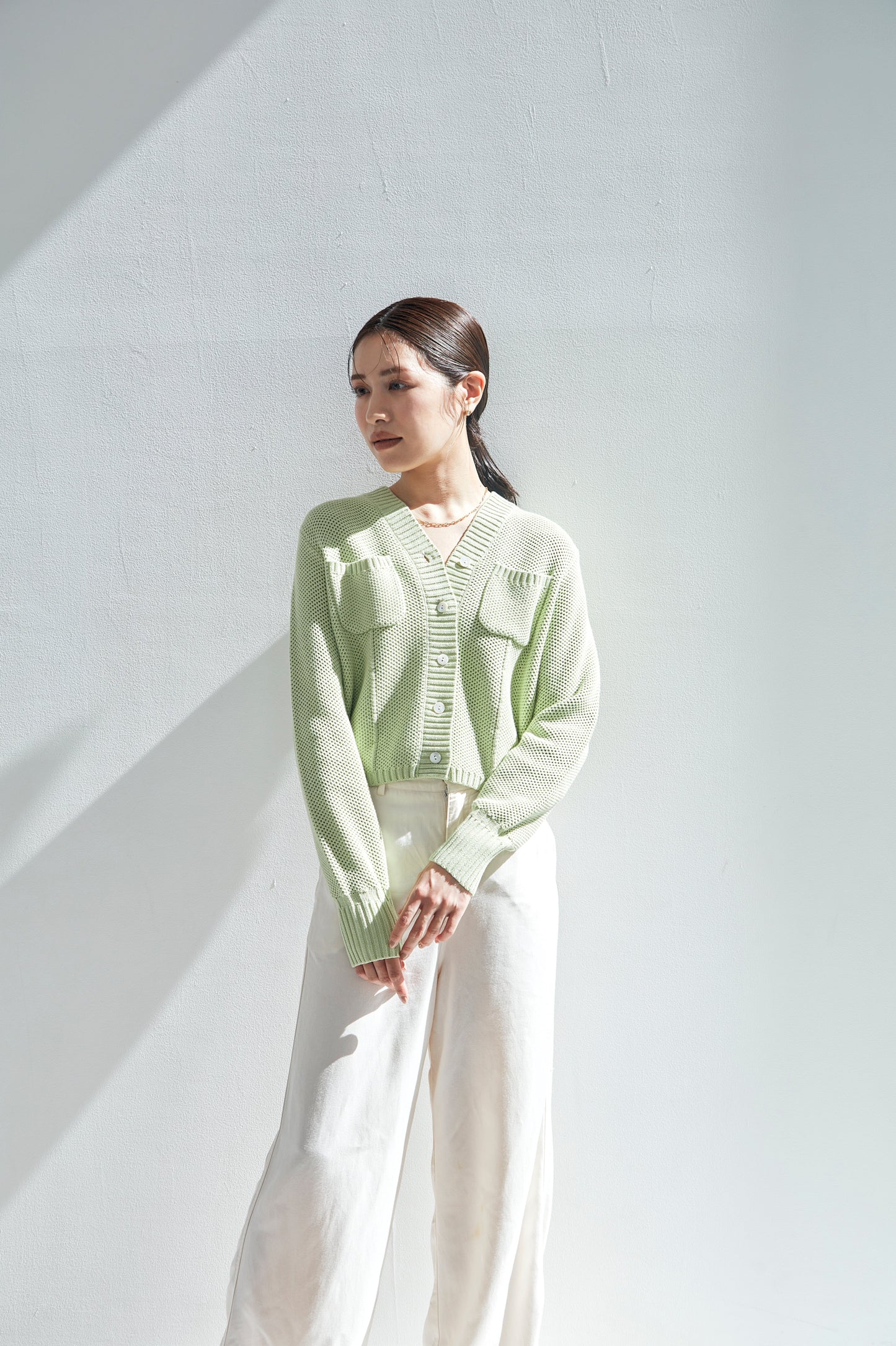 【再入荷】Basket Knit Cardigan