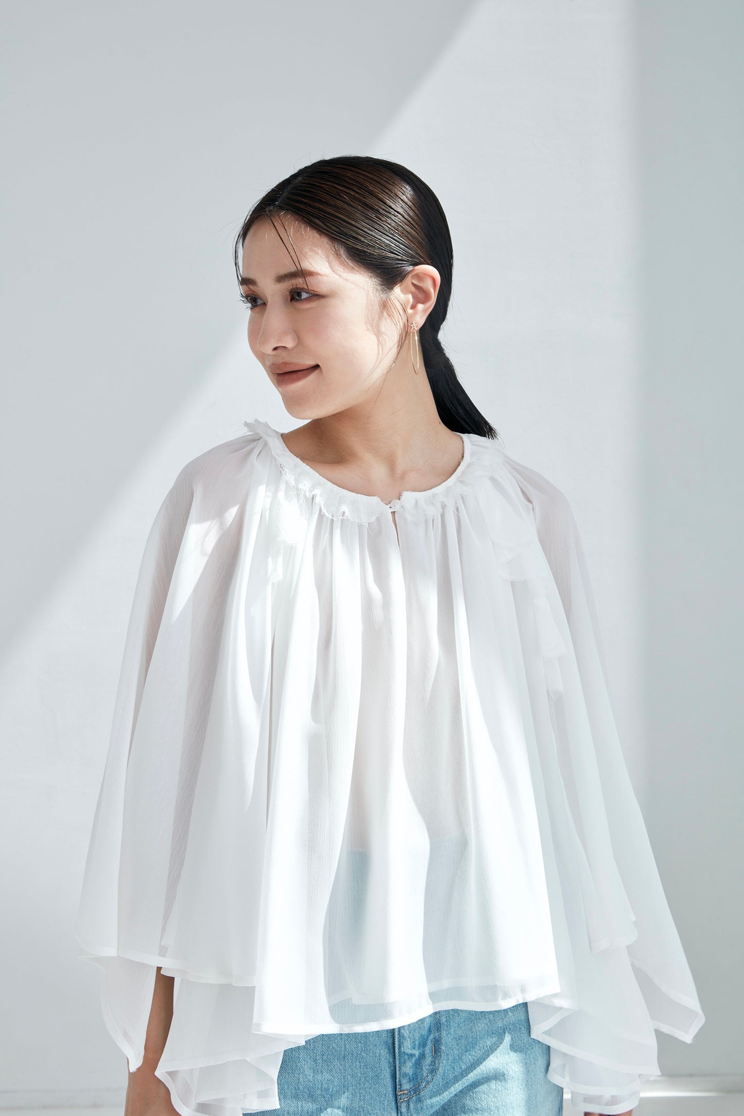Ruffle chiffon Blouse