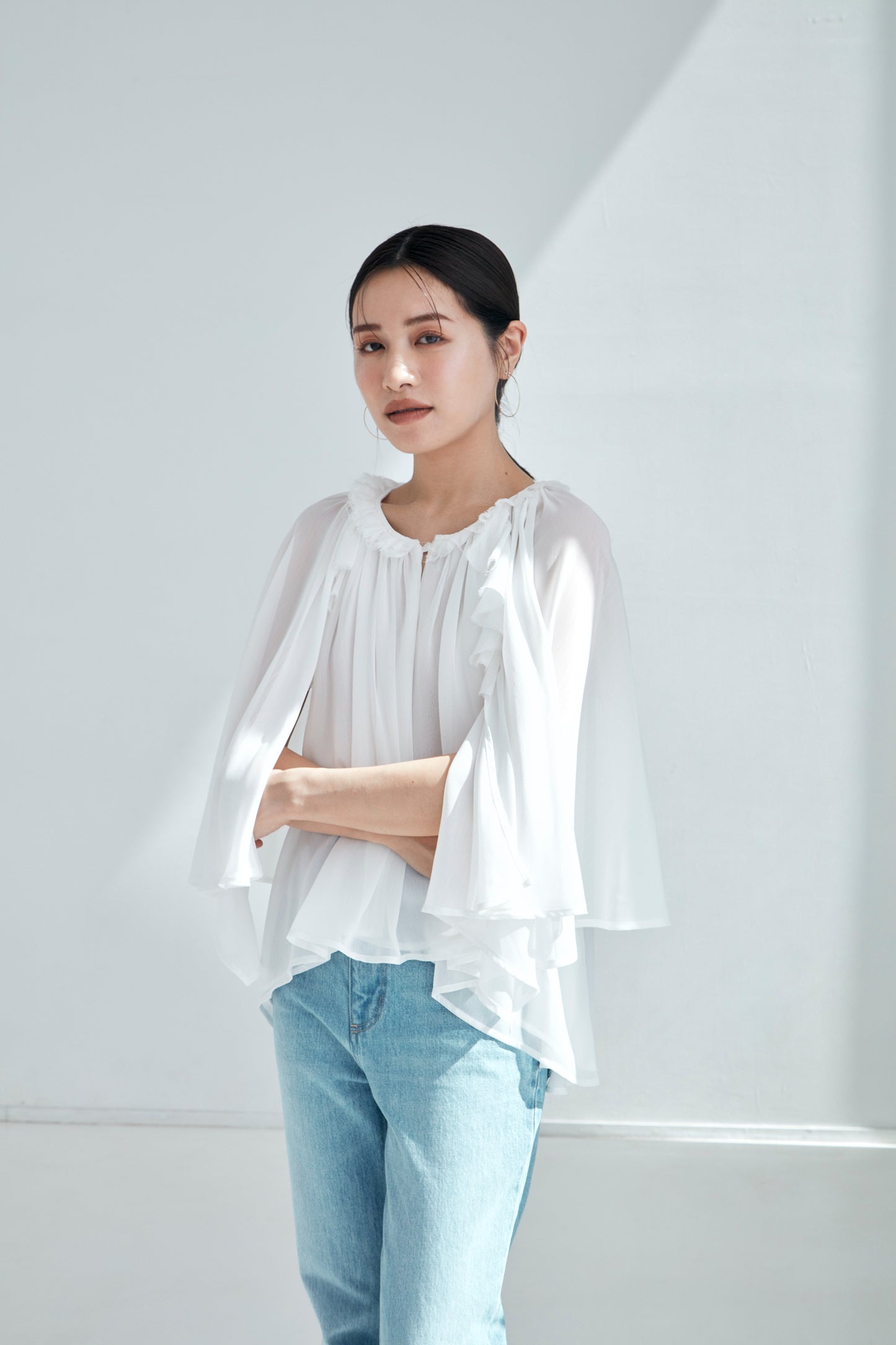 Ruffle chiffon Blouse
