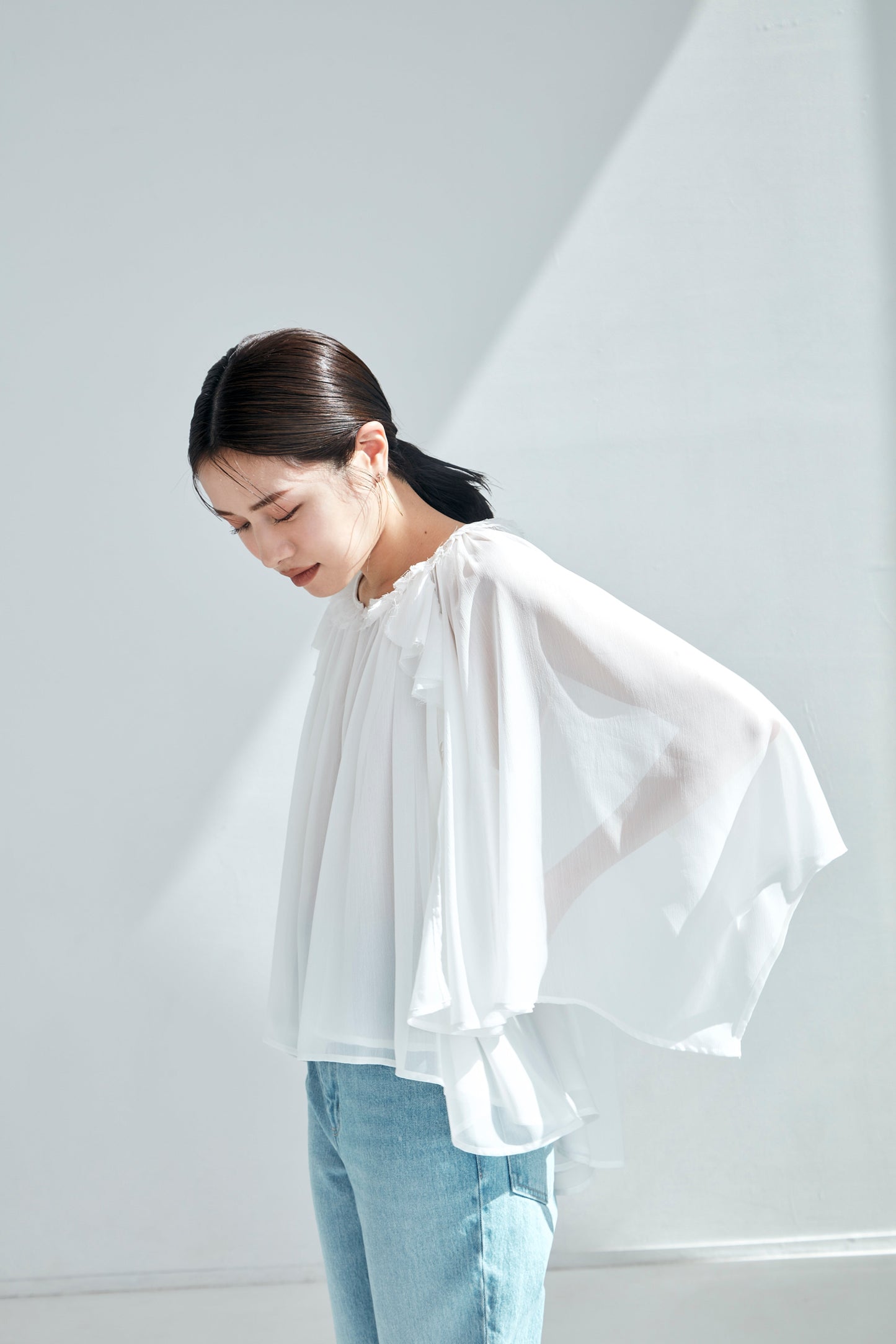 Ruffle chiffon Blouse