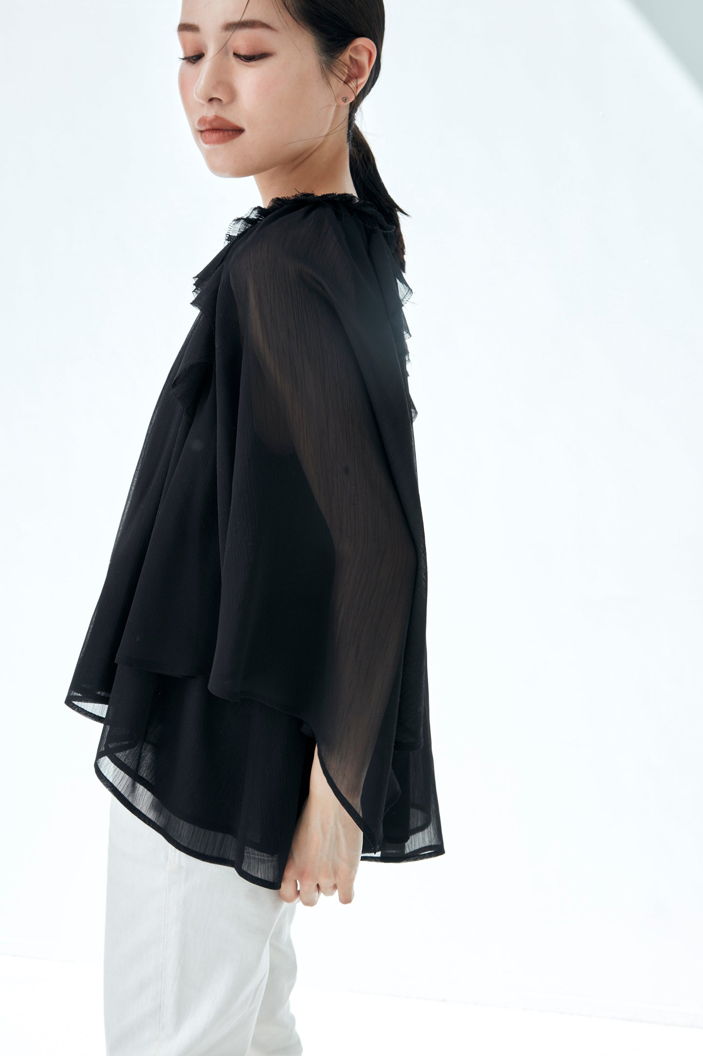 Ruffle chiffon Blouse