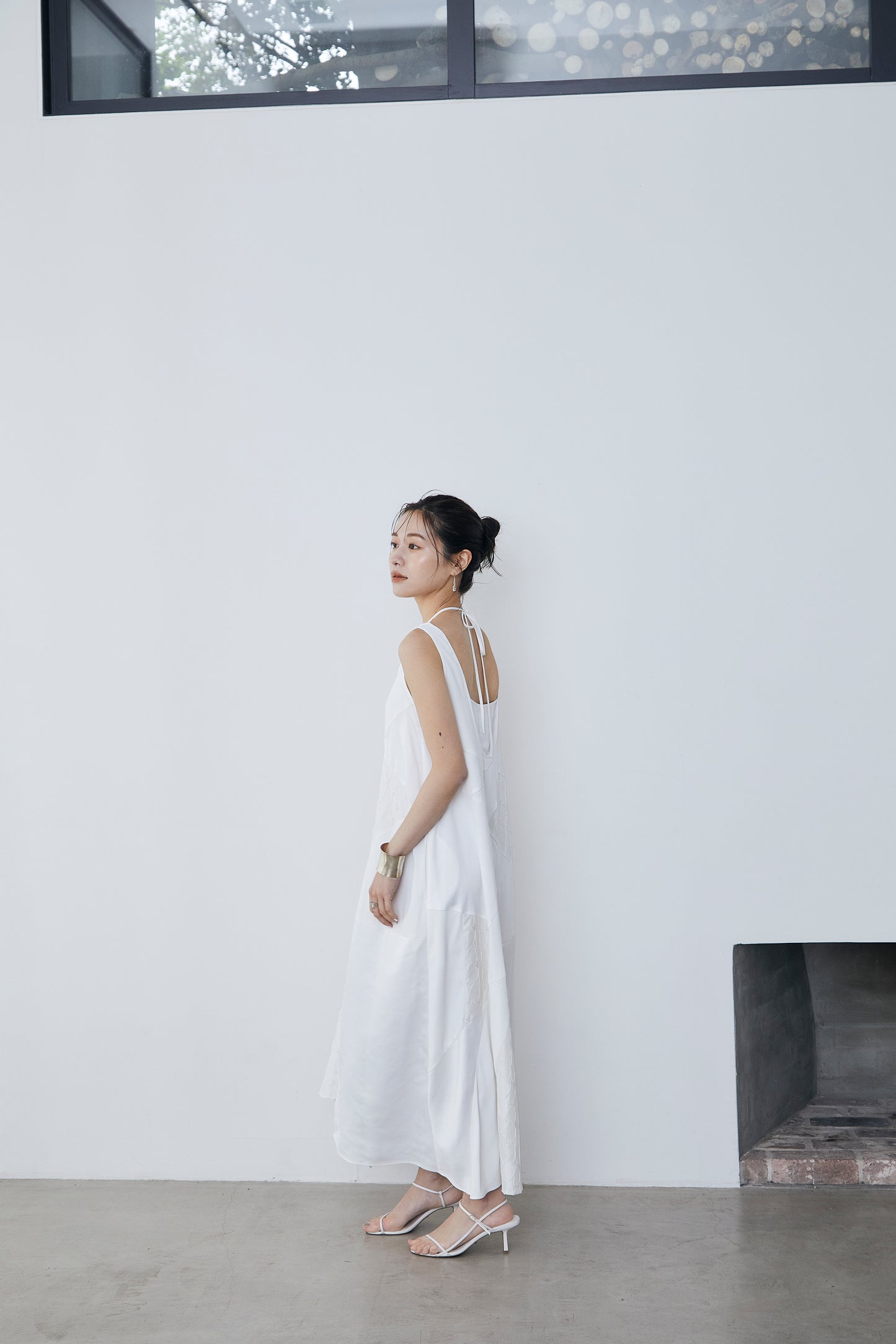 Layered blocking Dress