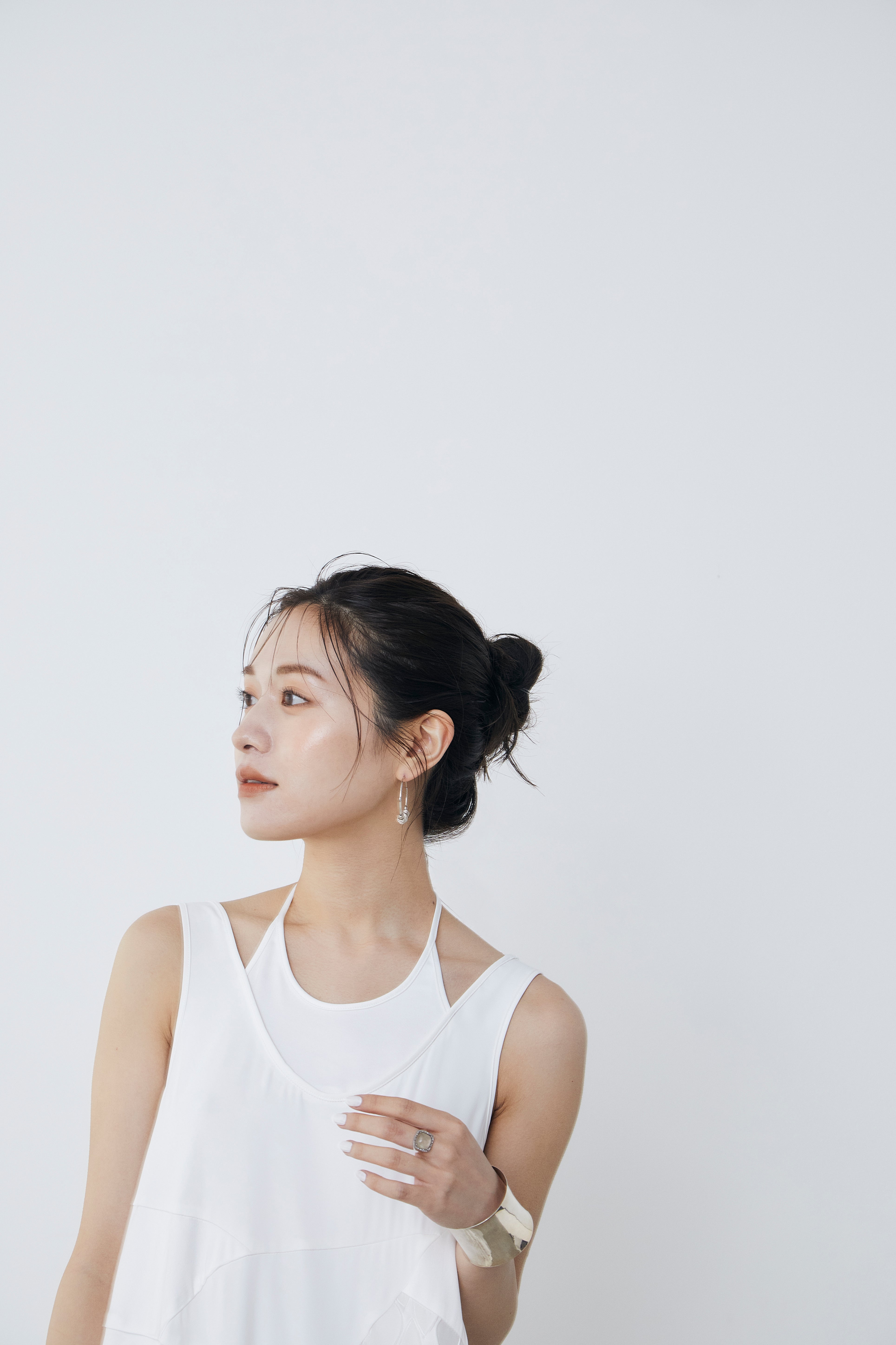 Layered blocking Dress